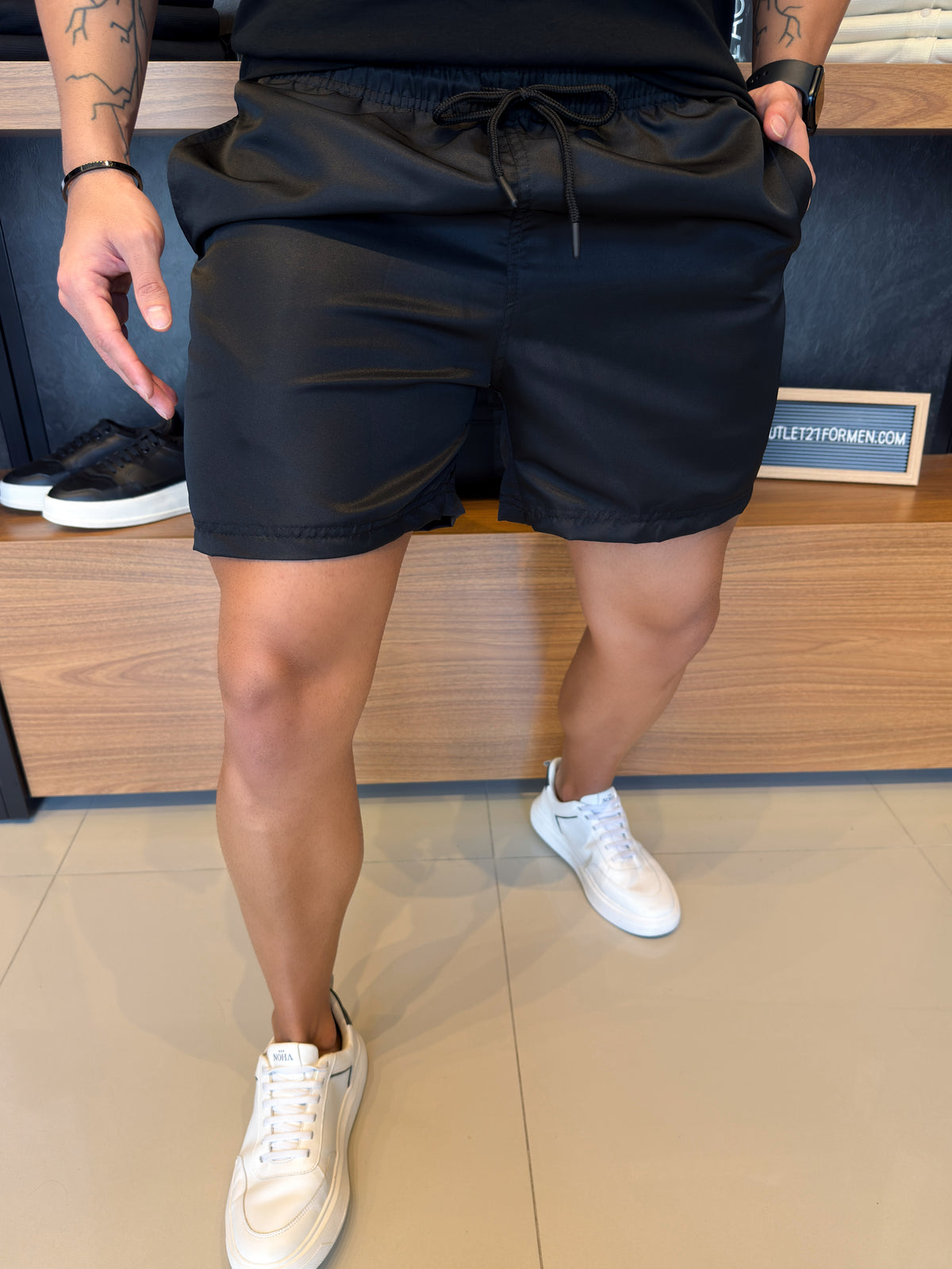 Short Beach - Preto