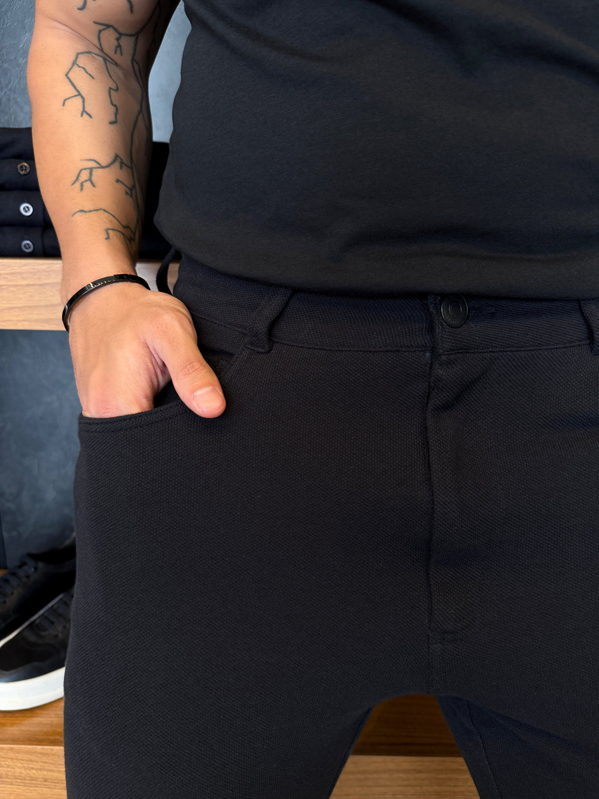 Calça Aeropostale Texturizada - Preta