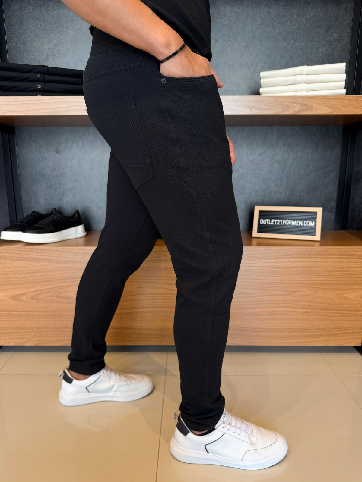 Calça Aeropostale Texturizada - Preta