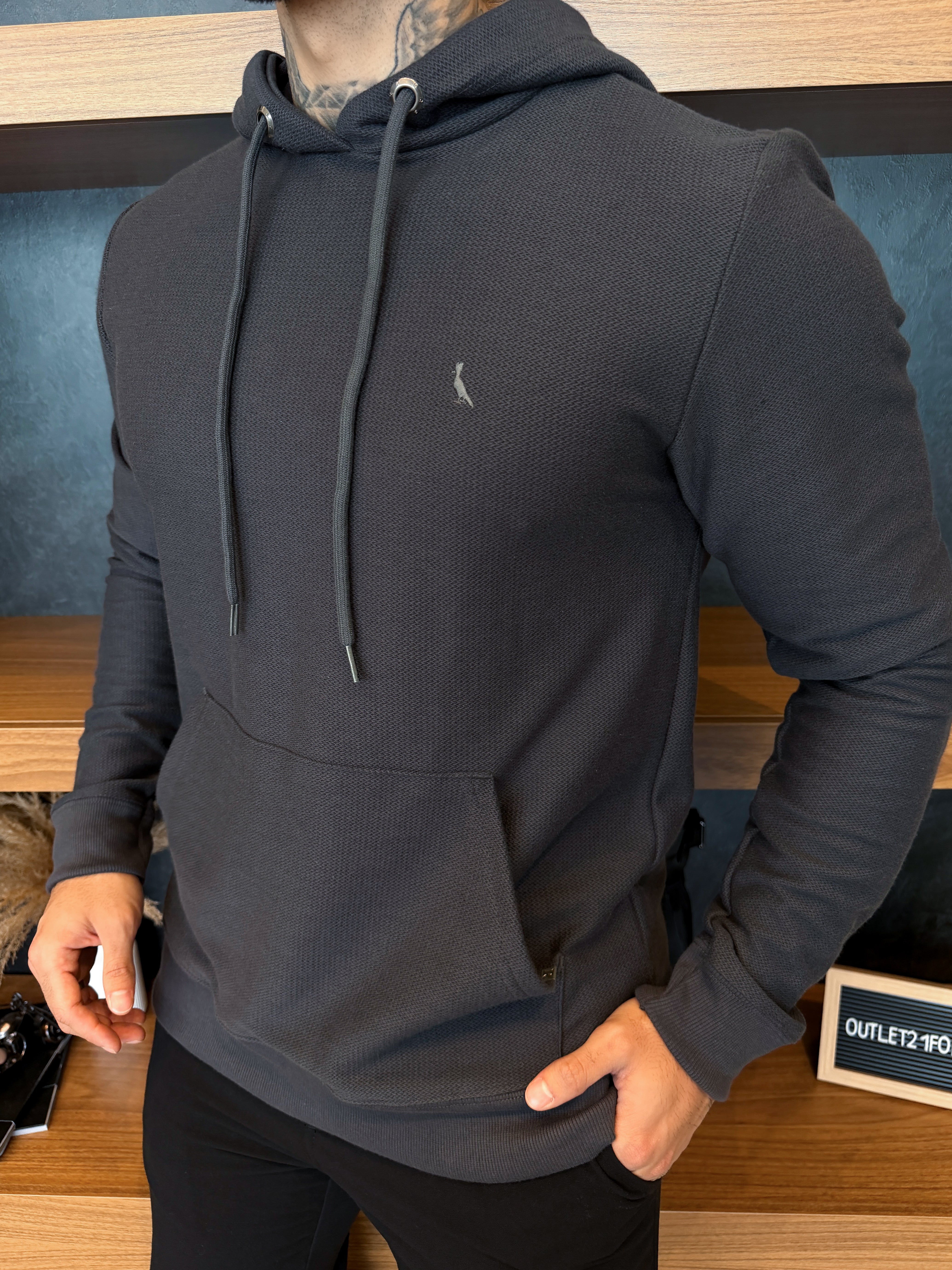 Casaco Reserva Hoodie Jalapão - Cinza