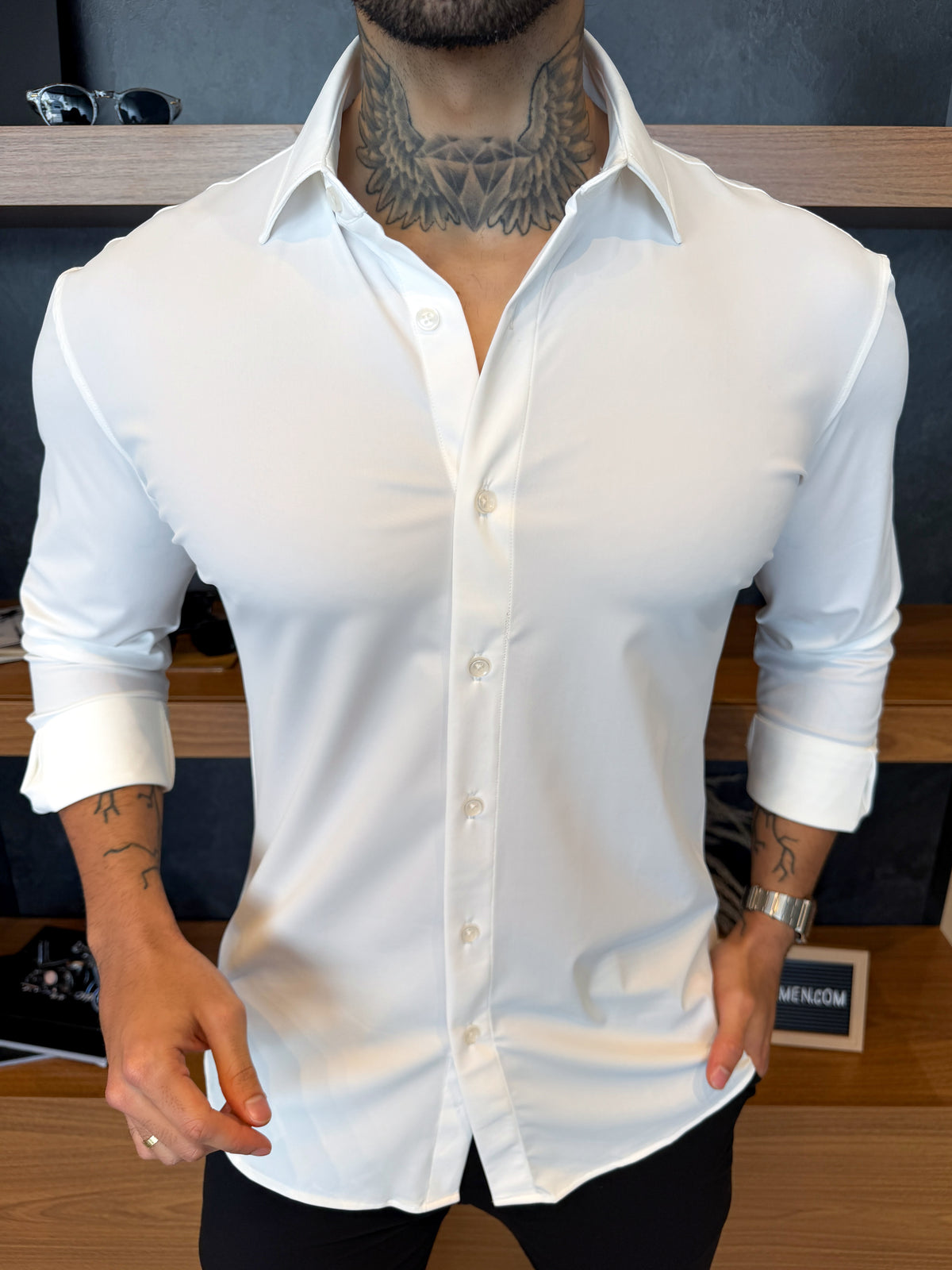 Camisa Tech Soft Manga Longa - Branca