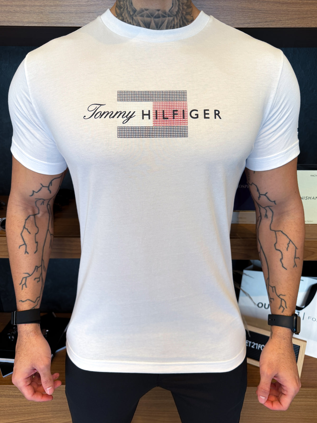Camiseta Tommy Hilfiger Graphic - Branca