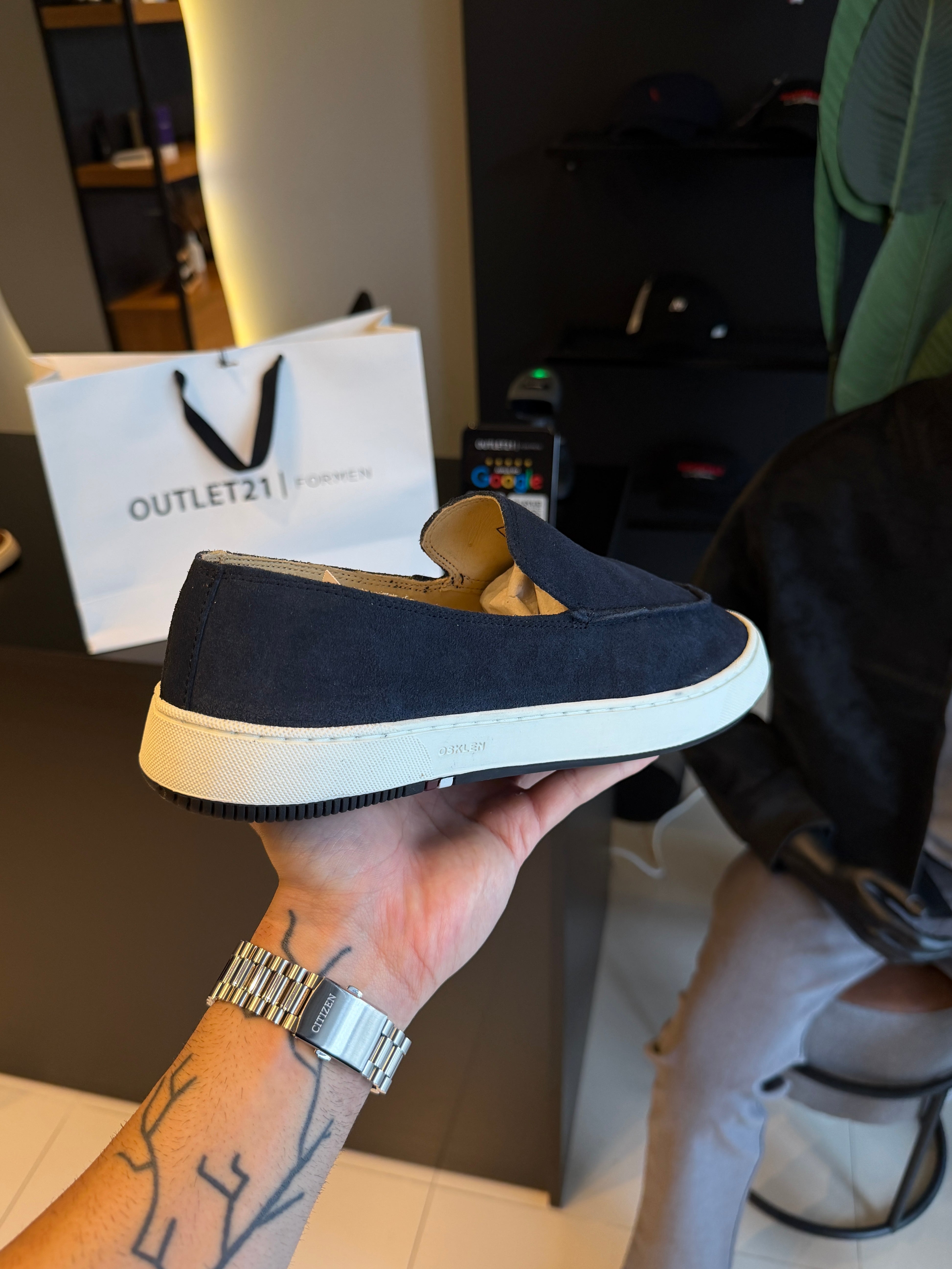 Tênis Osklen Soho Soft Moc Marinho