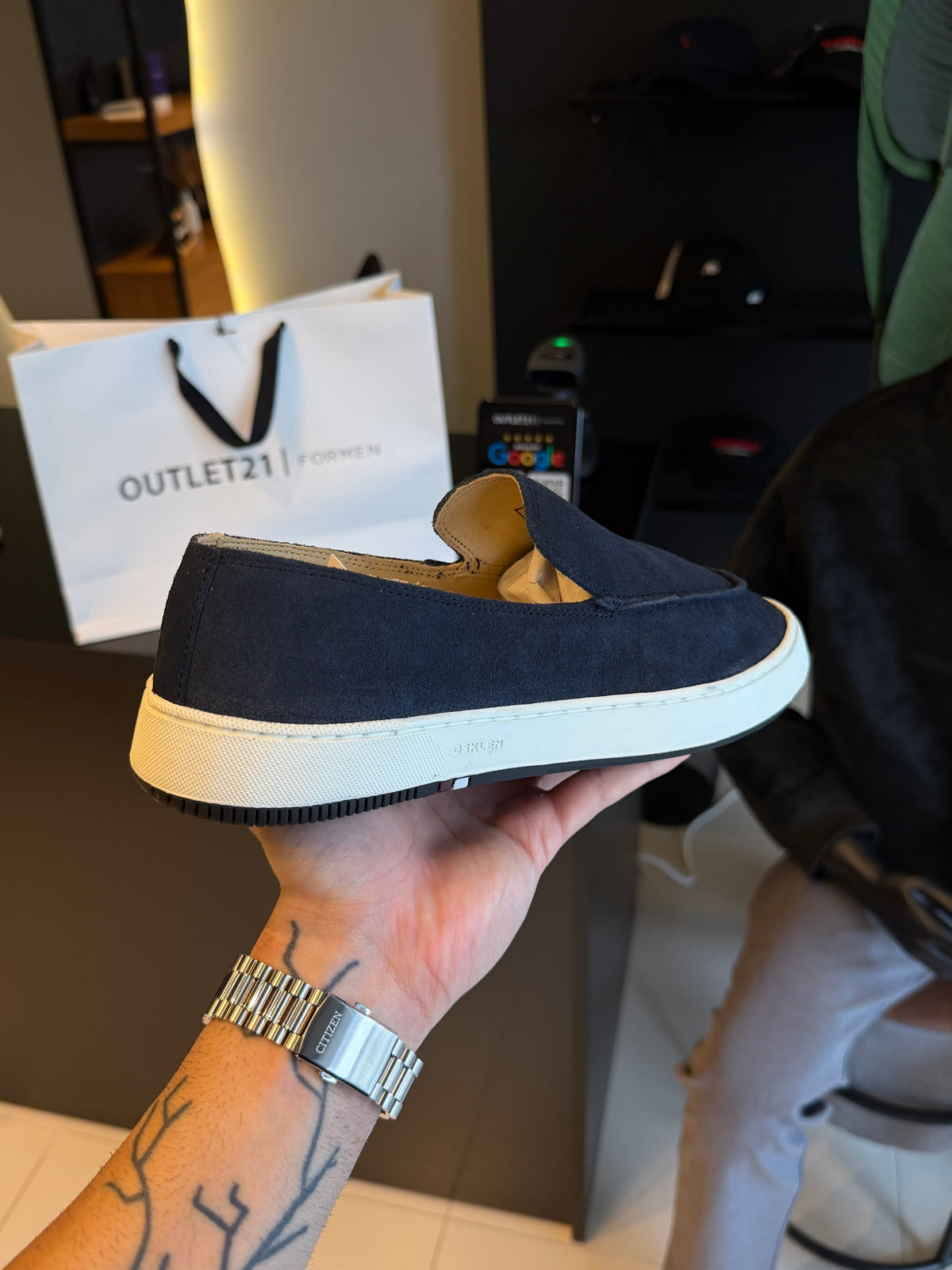 Tênis Osklen Soho Soft Moc Marinho
