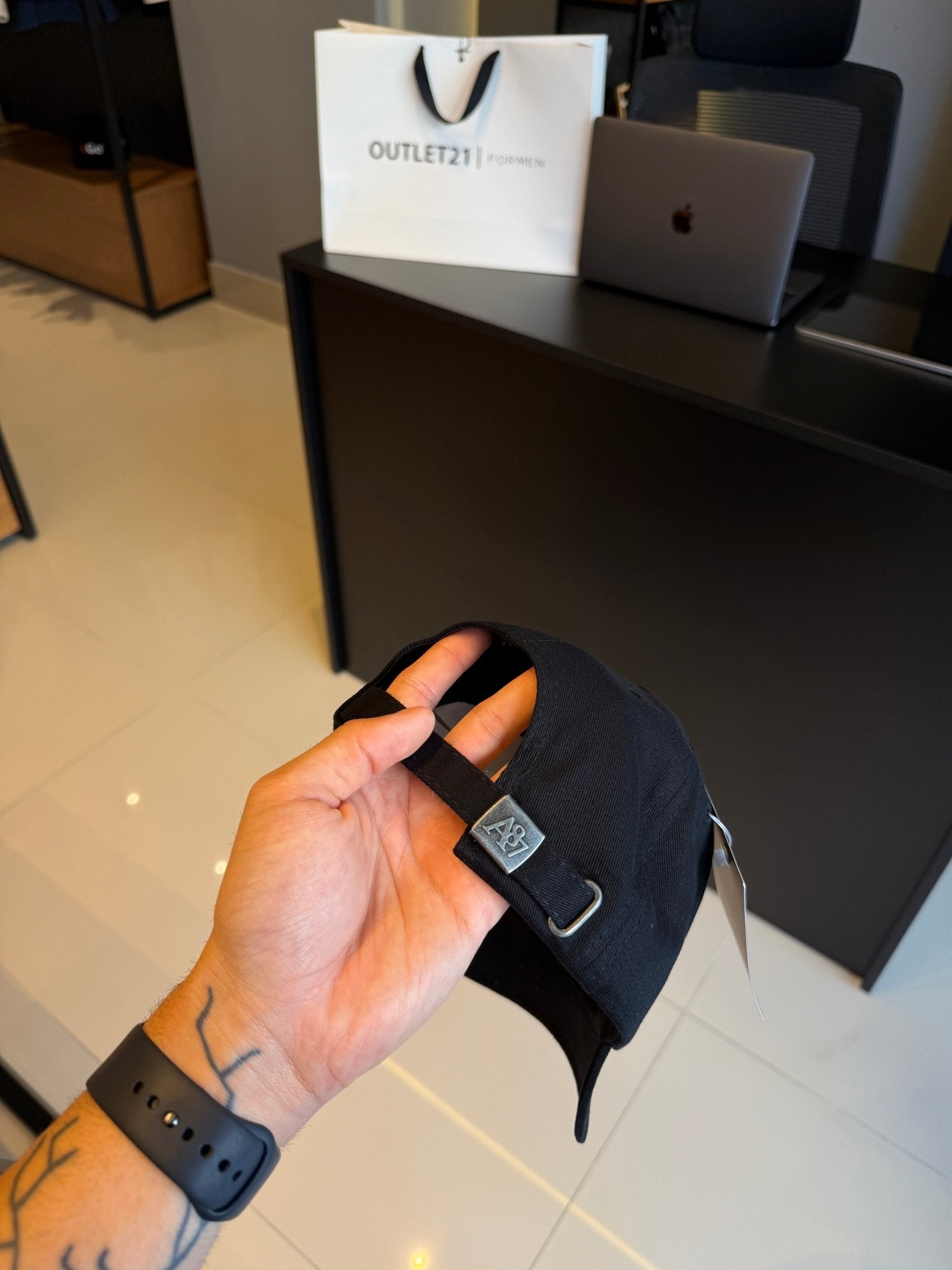 Boné Aeropostale NYC - Preto