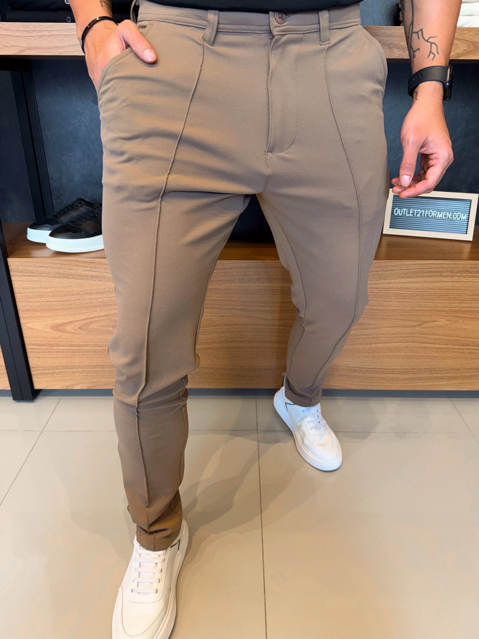 Calça Alfaiataria Siena - khaki