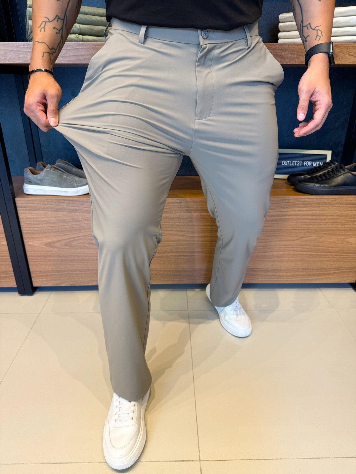 Calça Alfaitaria Tech - Khaki