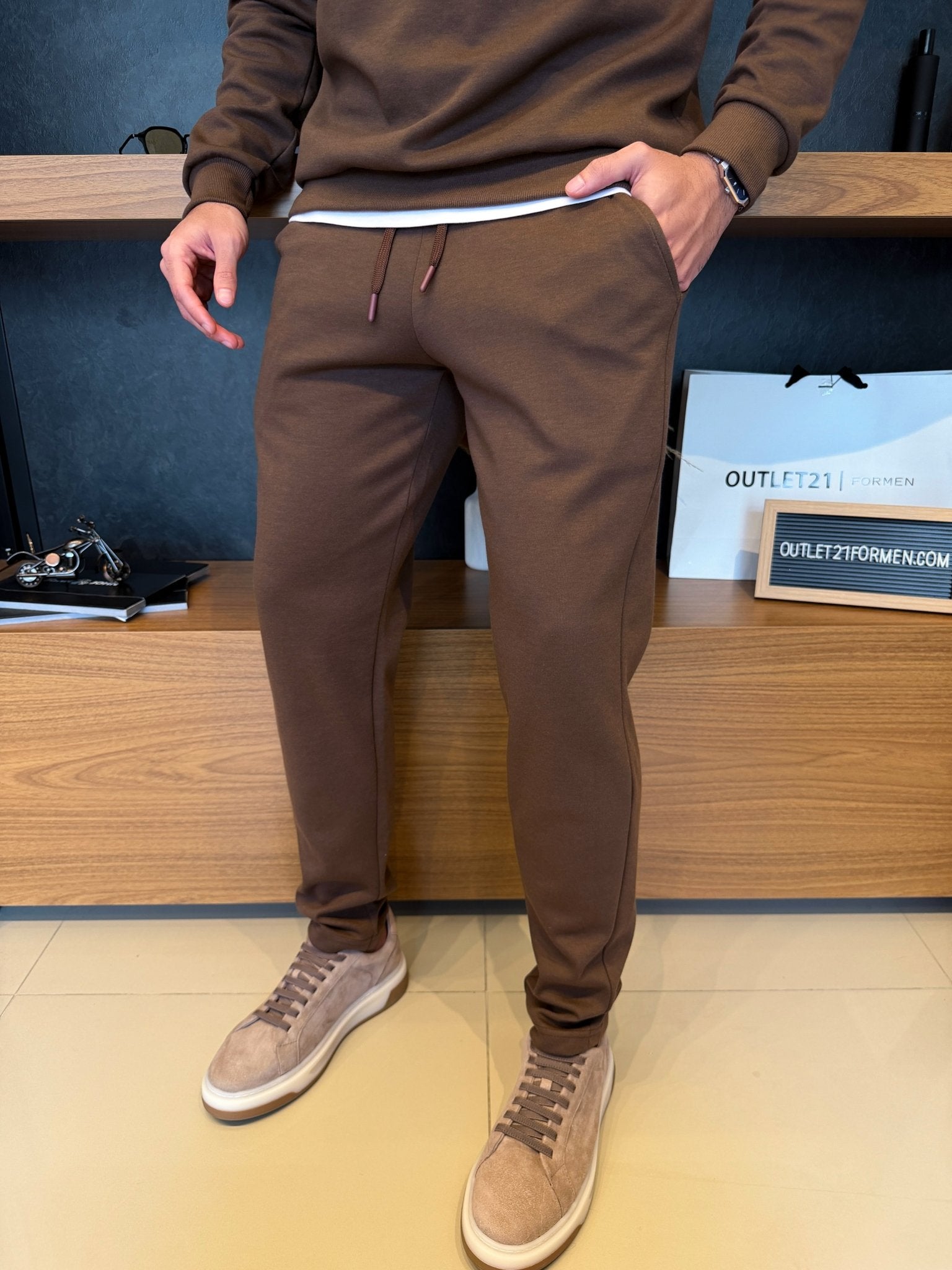 Calça Brooklyn Cotton Comfort - Marrom