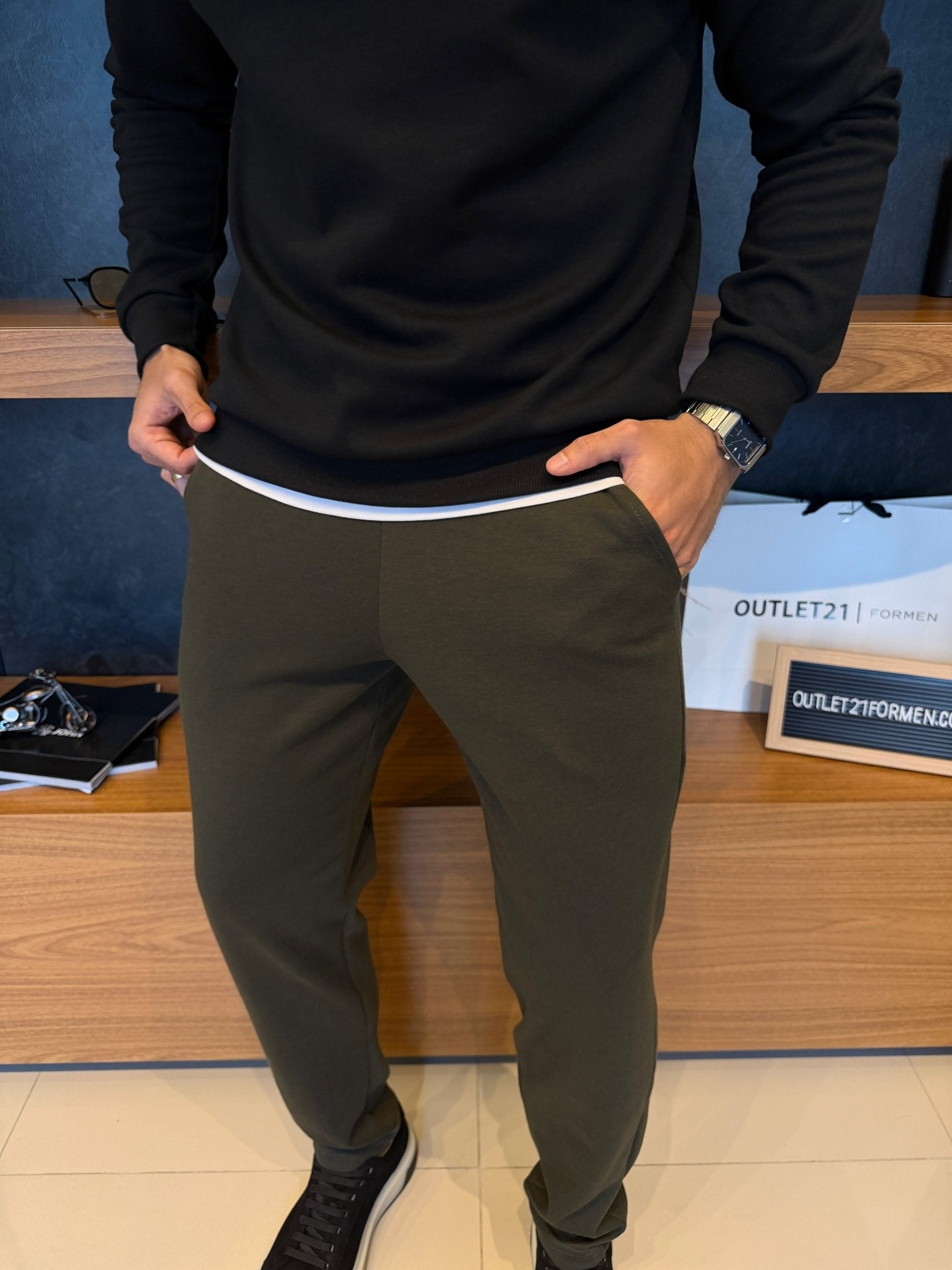 Calça Brooklyn Cotton Comfort - Militar