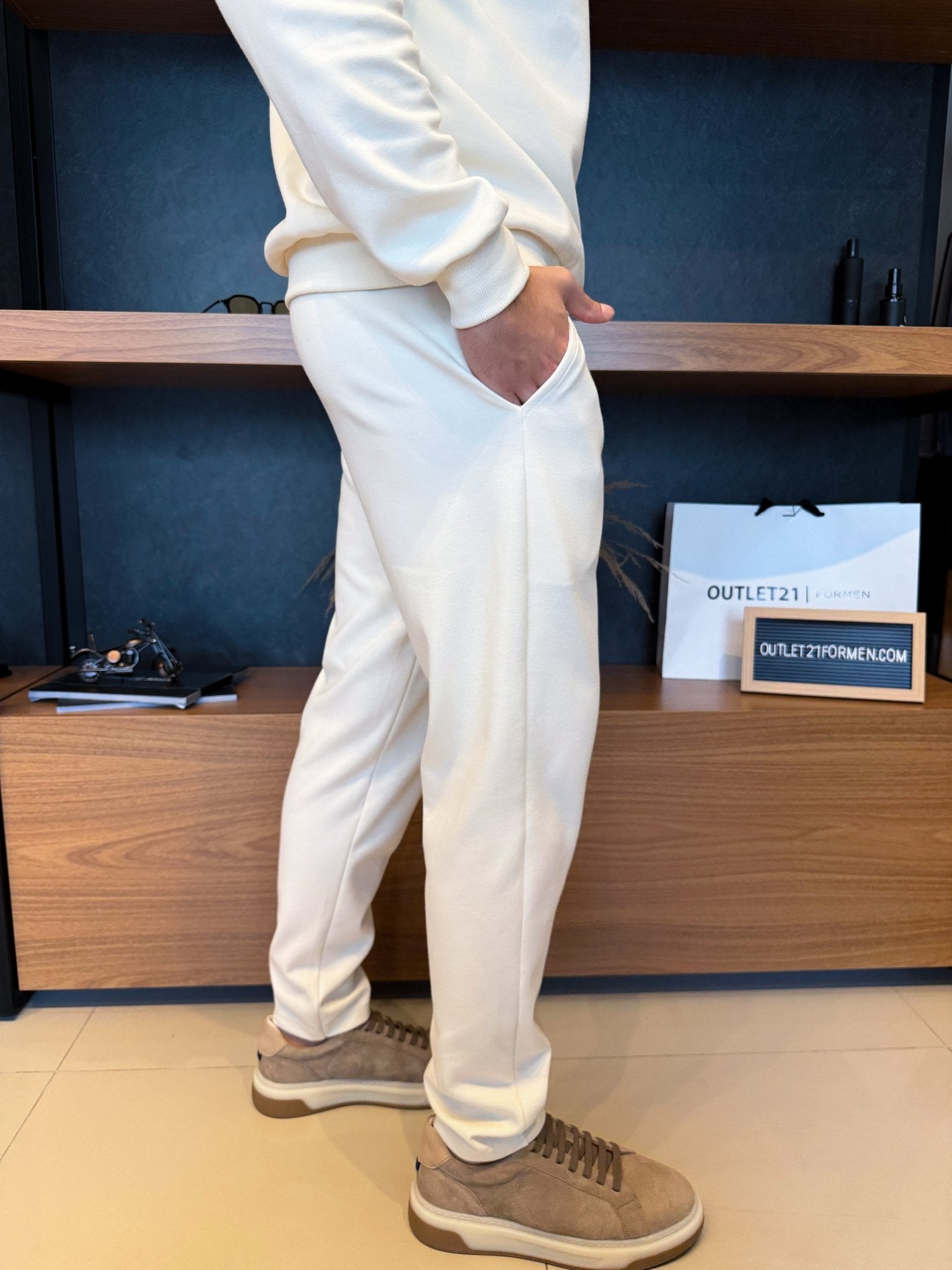Calça Brooklyn Cotton Comfort - Off White