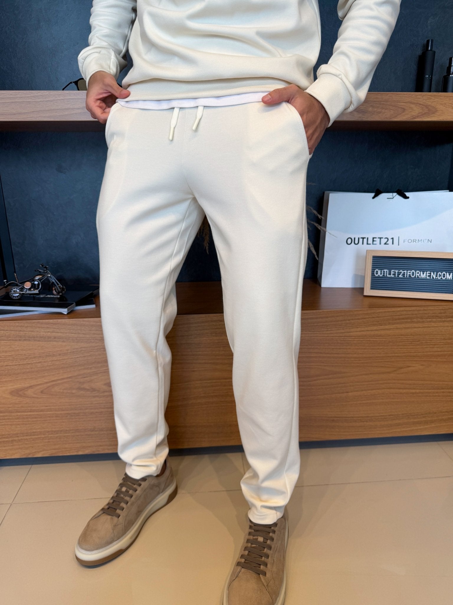 Calça Brooklyn Cotton Comfort - Off White