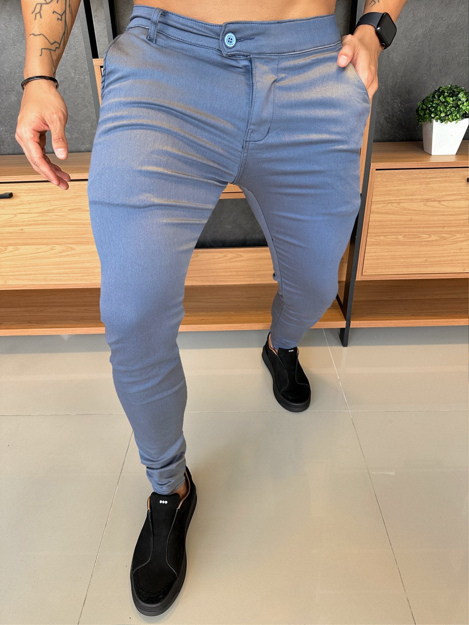 Calça Milano Alfaitaria Chumbo