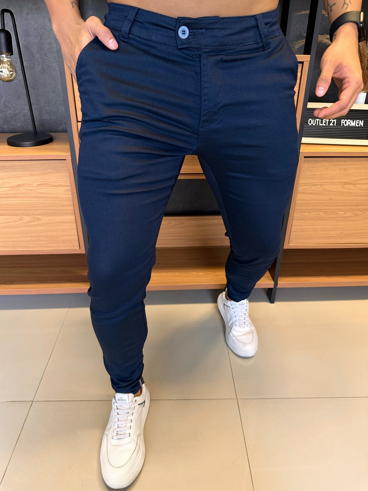 Calça Alfaiataria Milano - Marinho