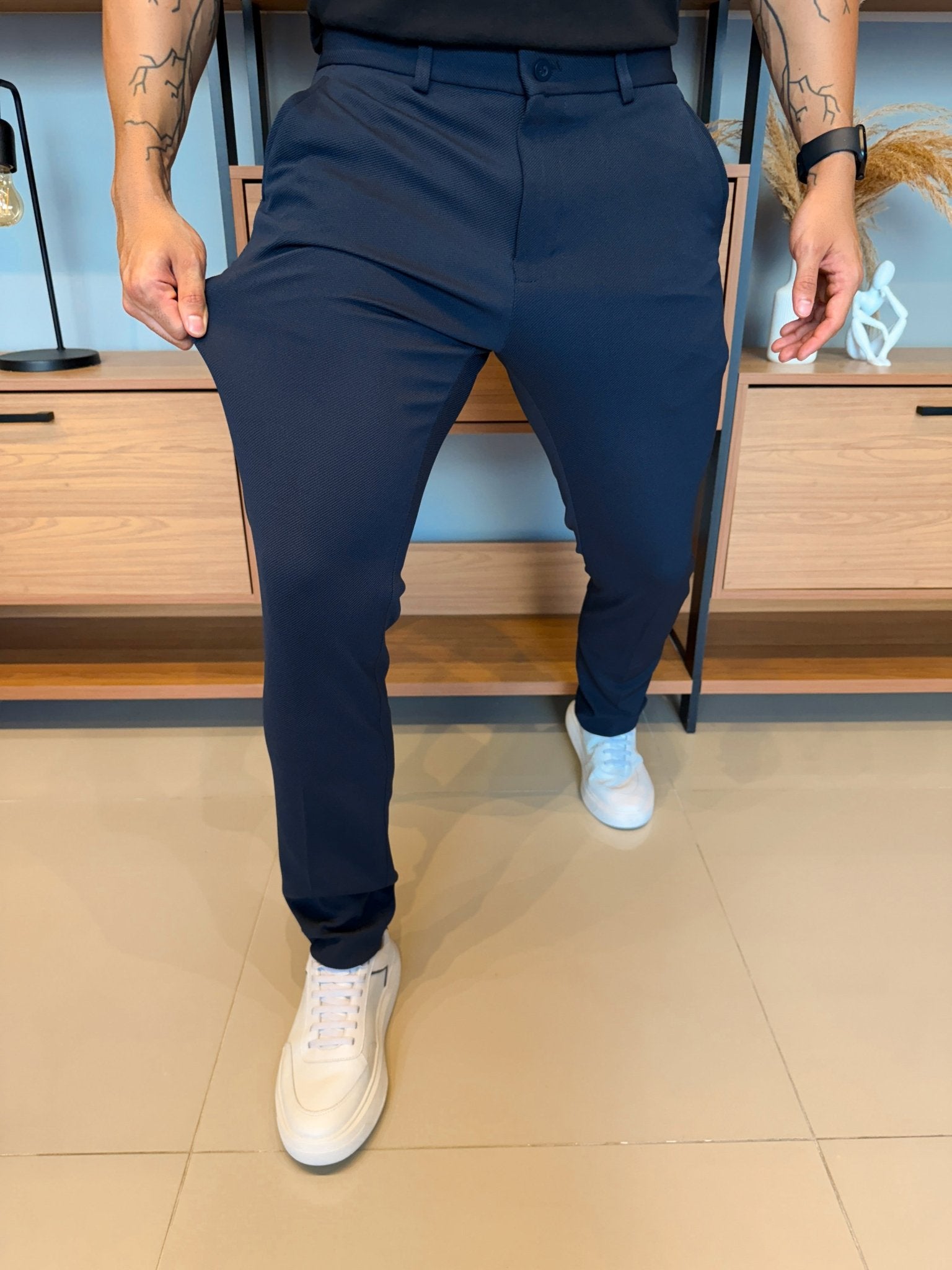 Calça Alfaitaria Napoli - Marinho