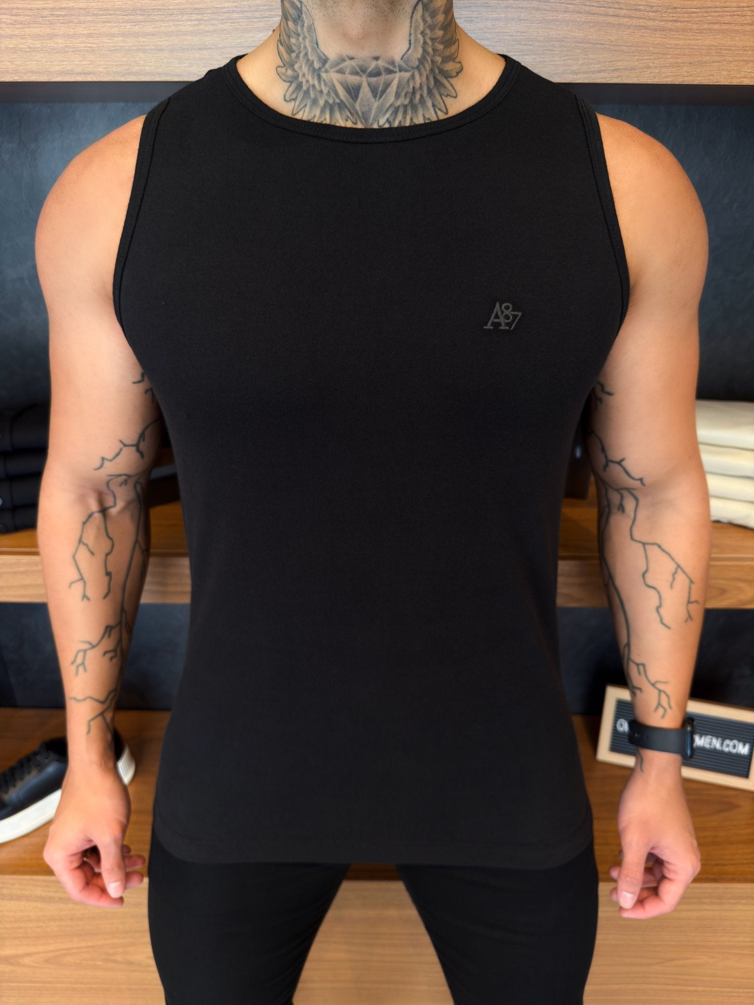 Camiseta Regata Aeropostale - Preta