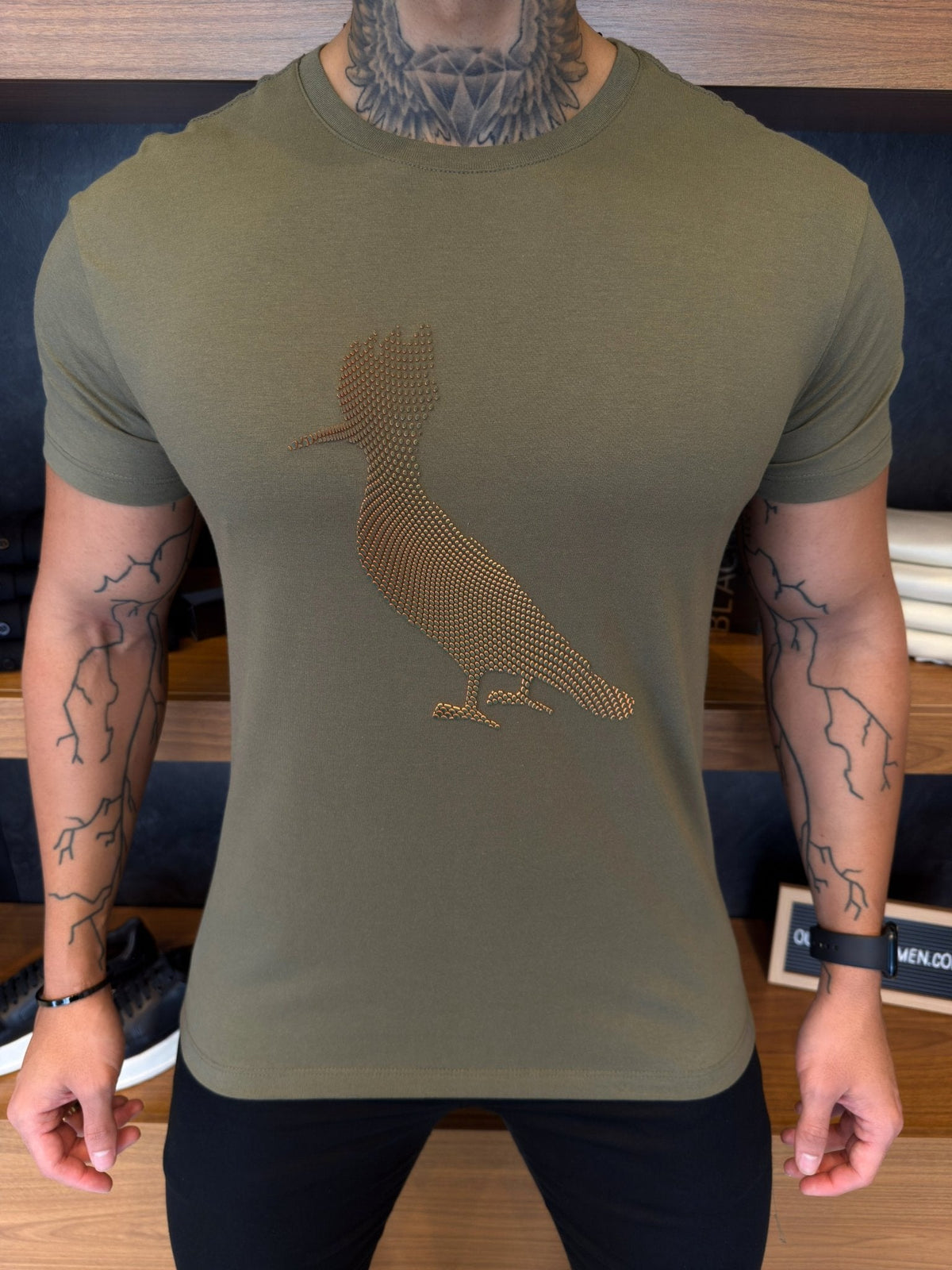 Camiseta Reserva Logo Central - Militar