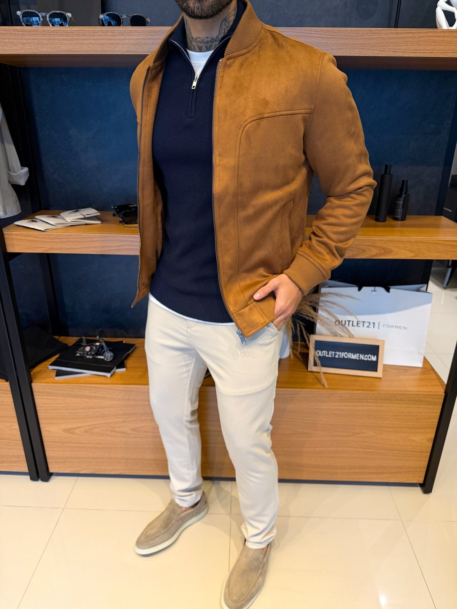 Jaqueta Torino Suede - Marrom