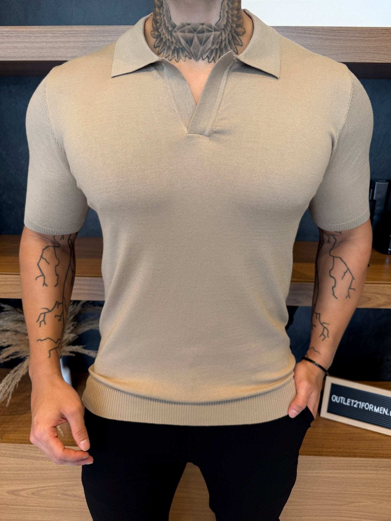 Polo Montreal Tricot Nobre - Khaki