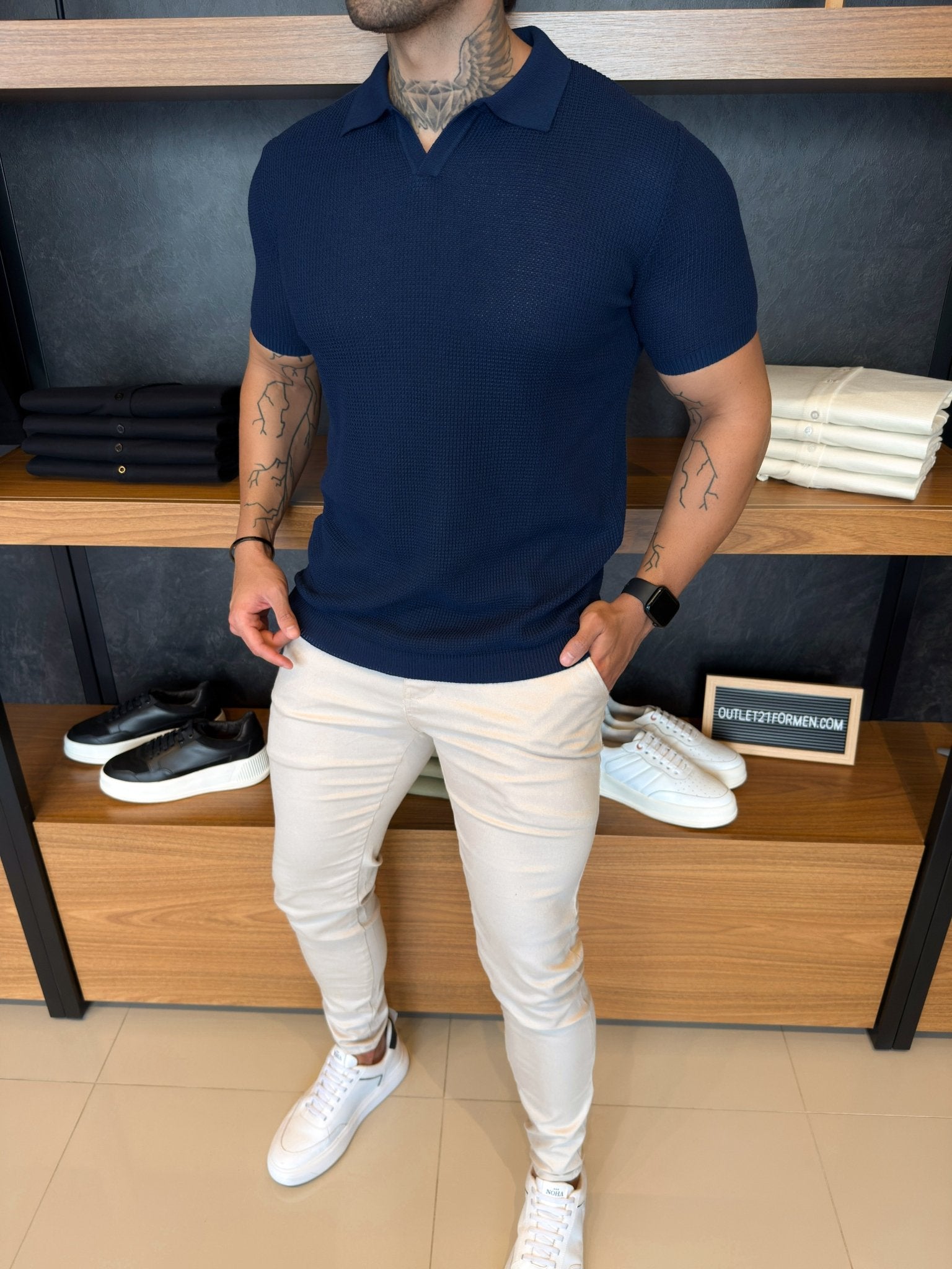 Polo Verona Tricot - Marinho