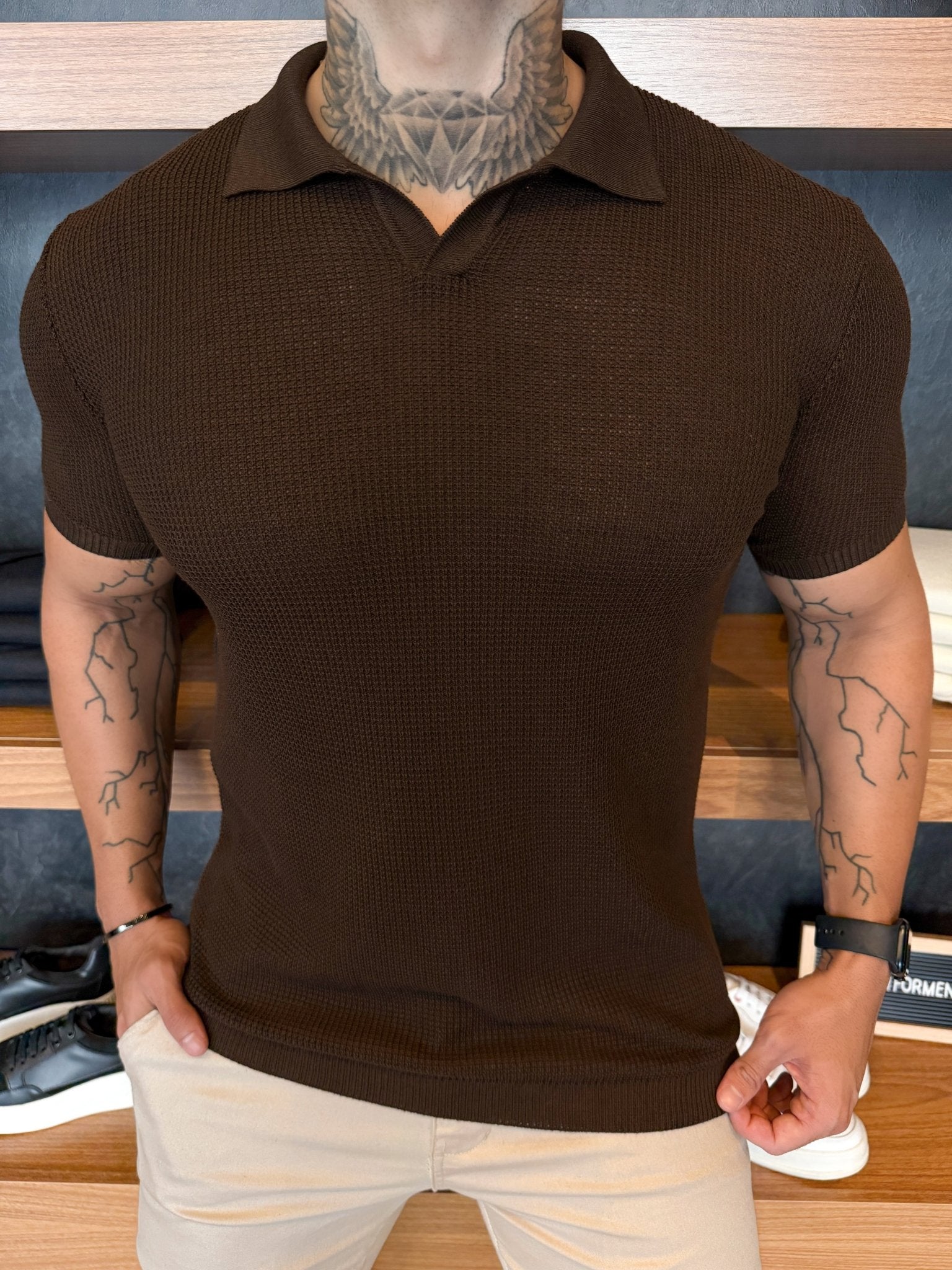 Polo Verona Tricot - Marrom