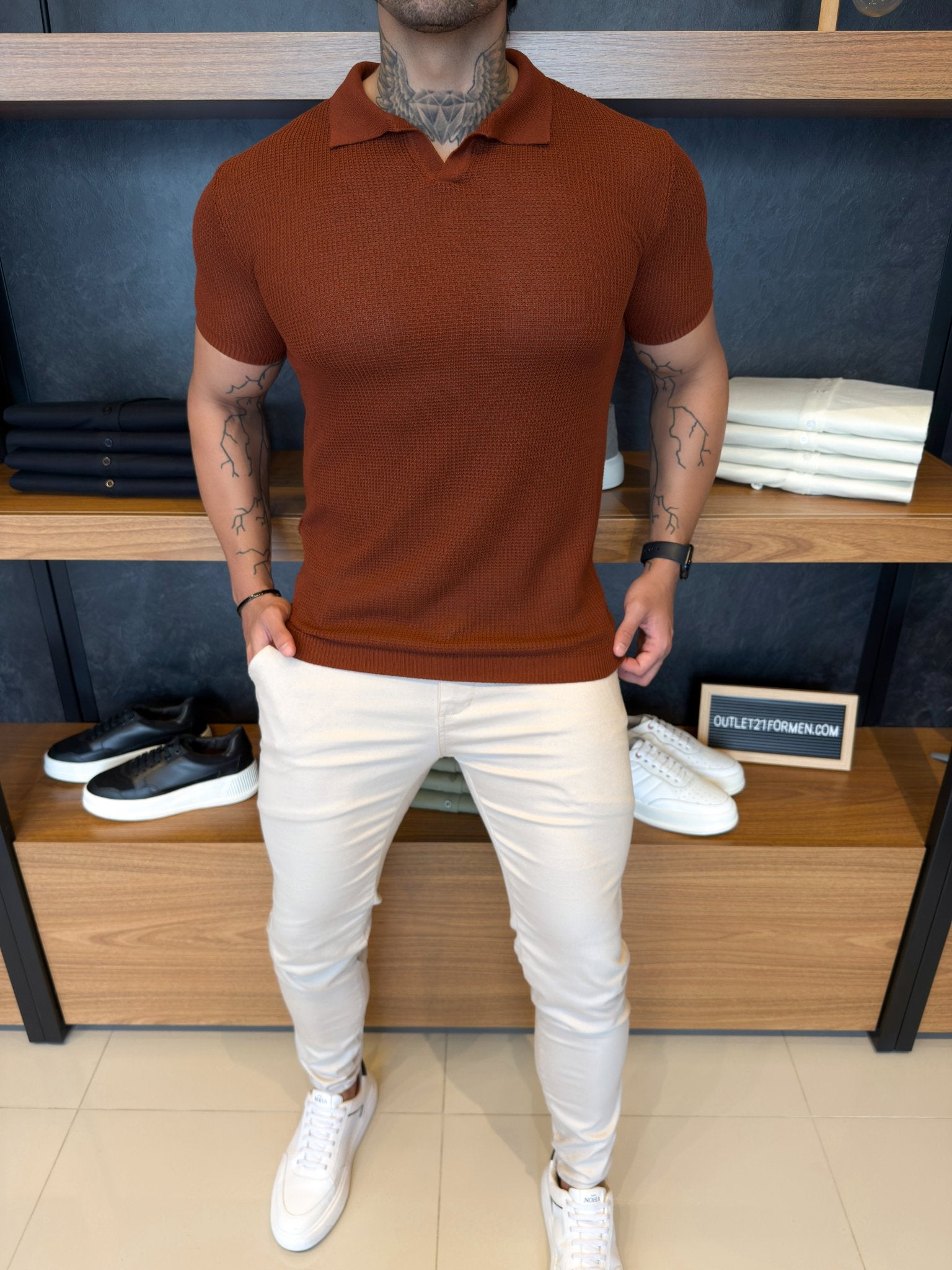 Polo Verona Tricot - Terracota