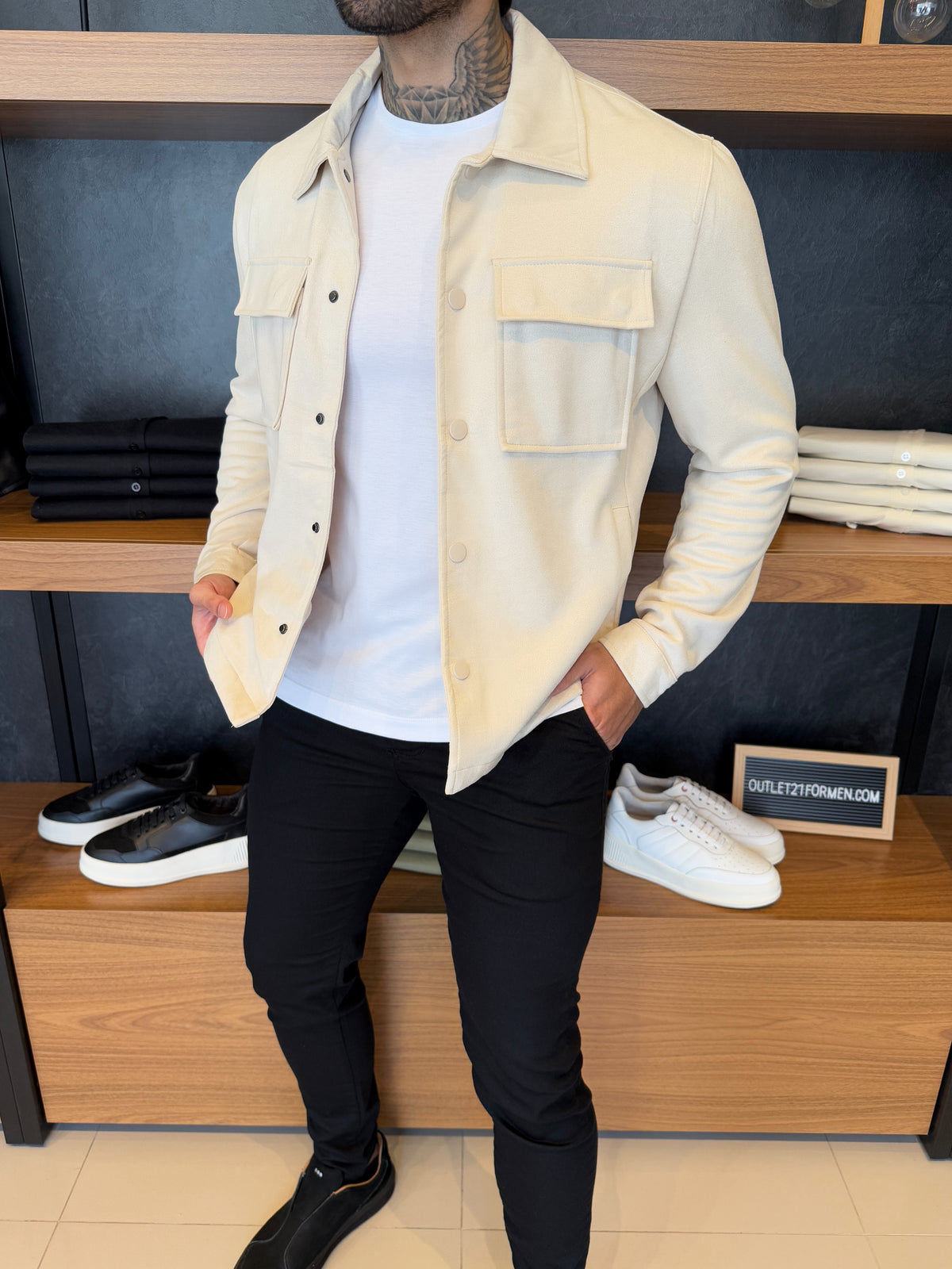 Overshirt London Suede - Off White