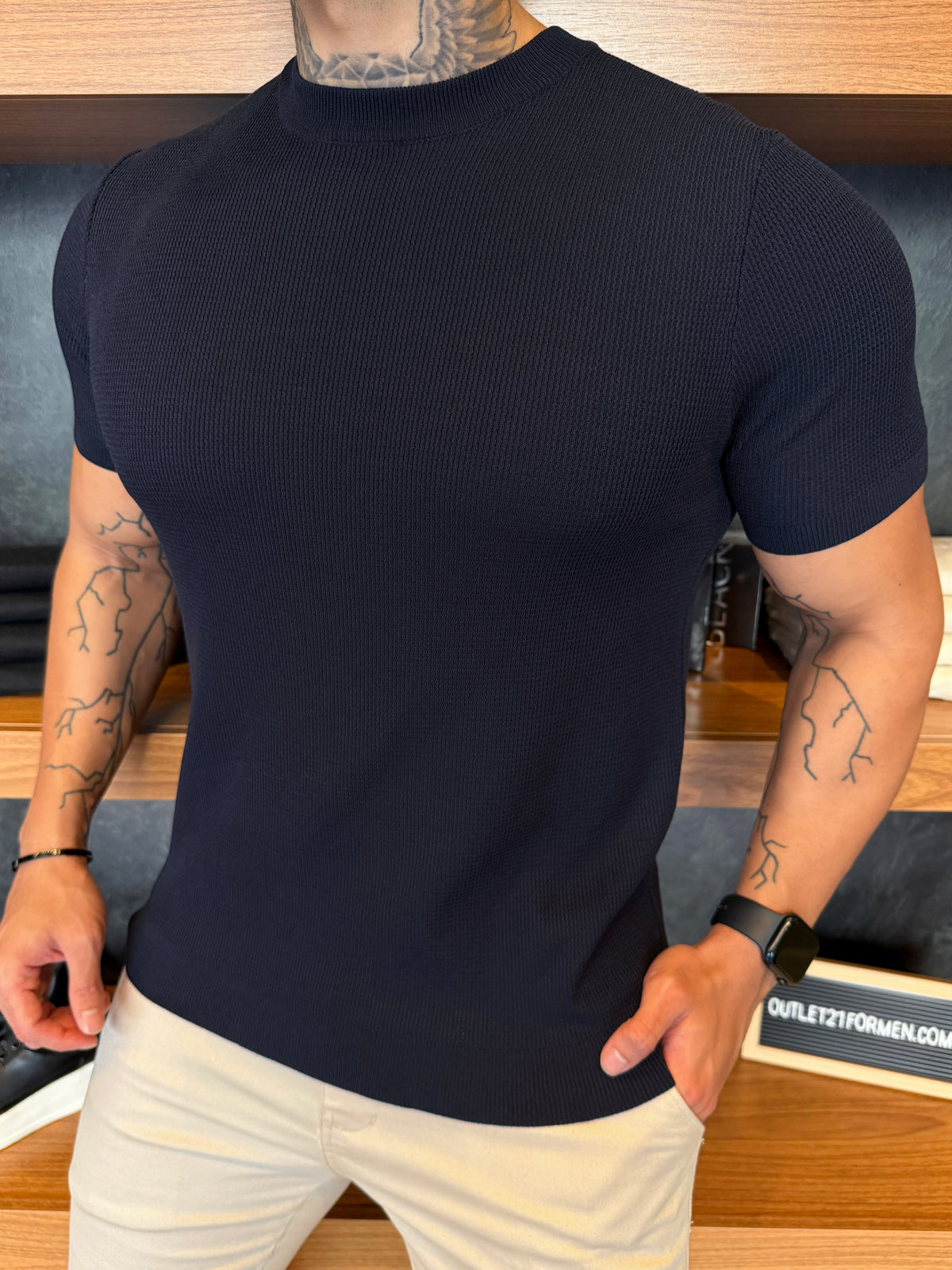 Camiseta Marbella Tricot Nobre - Marinho