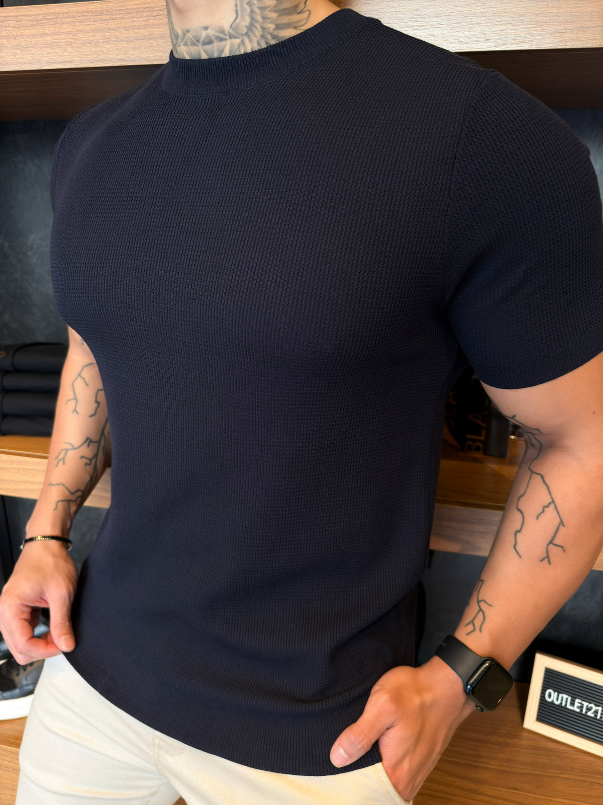 Camiseta Marbella Tricot Nobre - Marinho