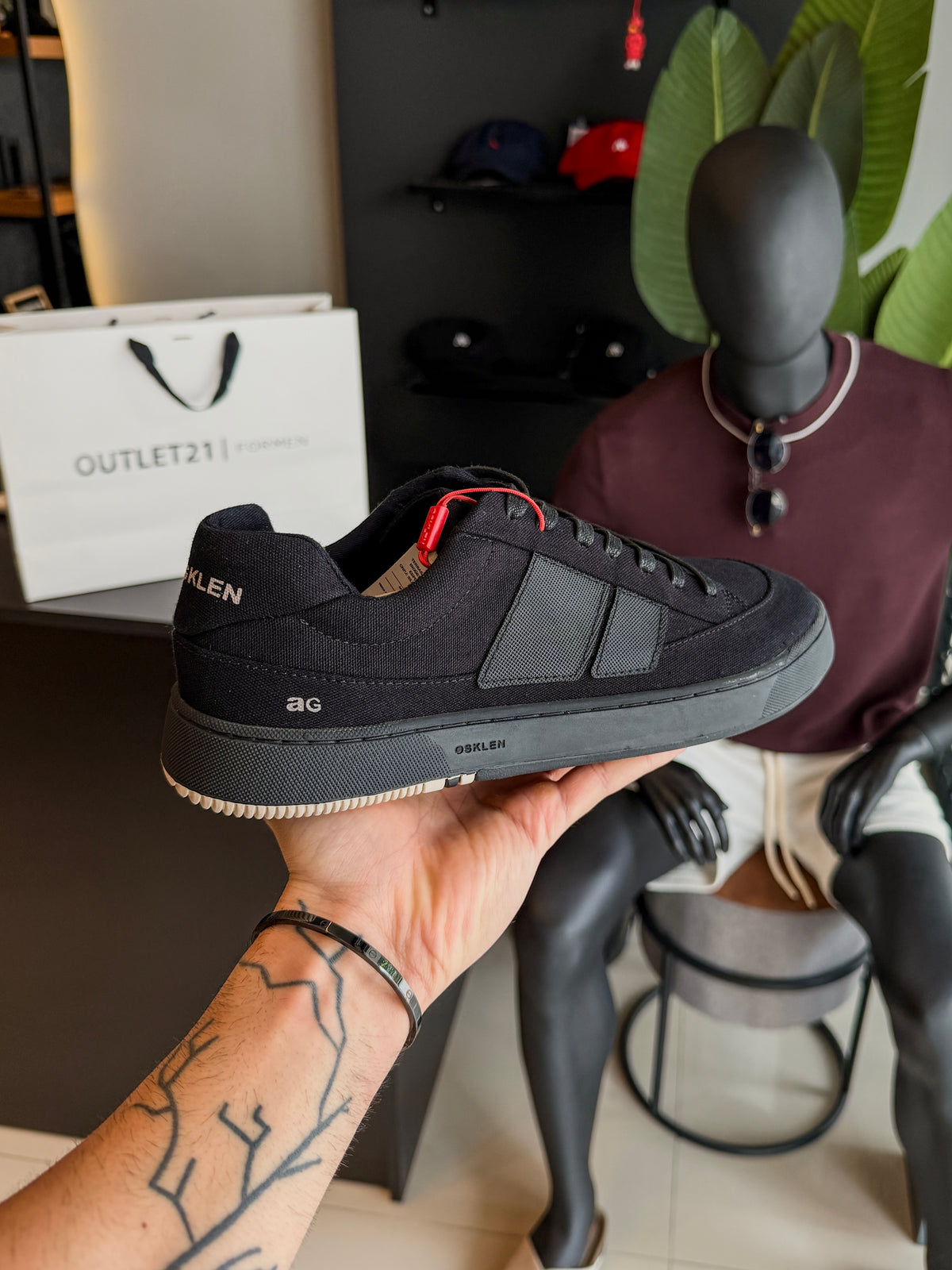 Tênis Osklen Canvas Ag Sneaker All Black