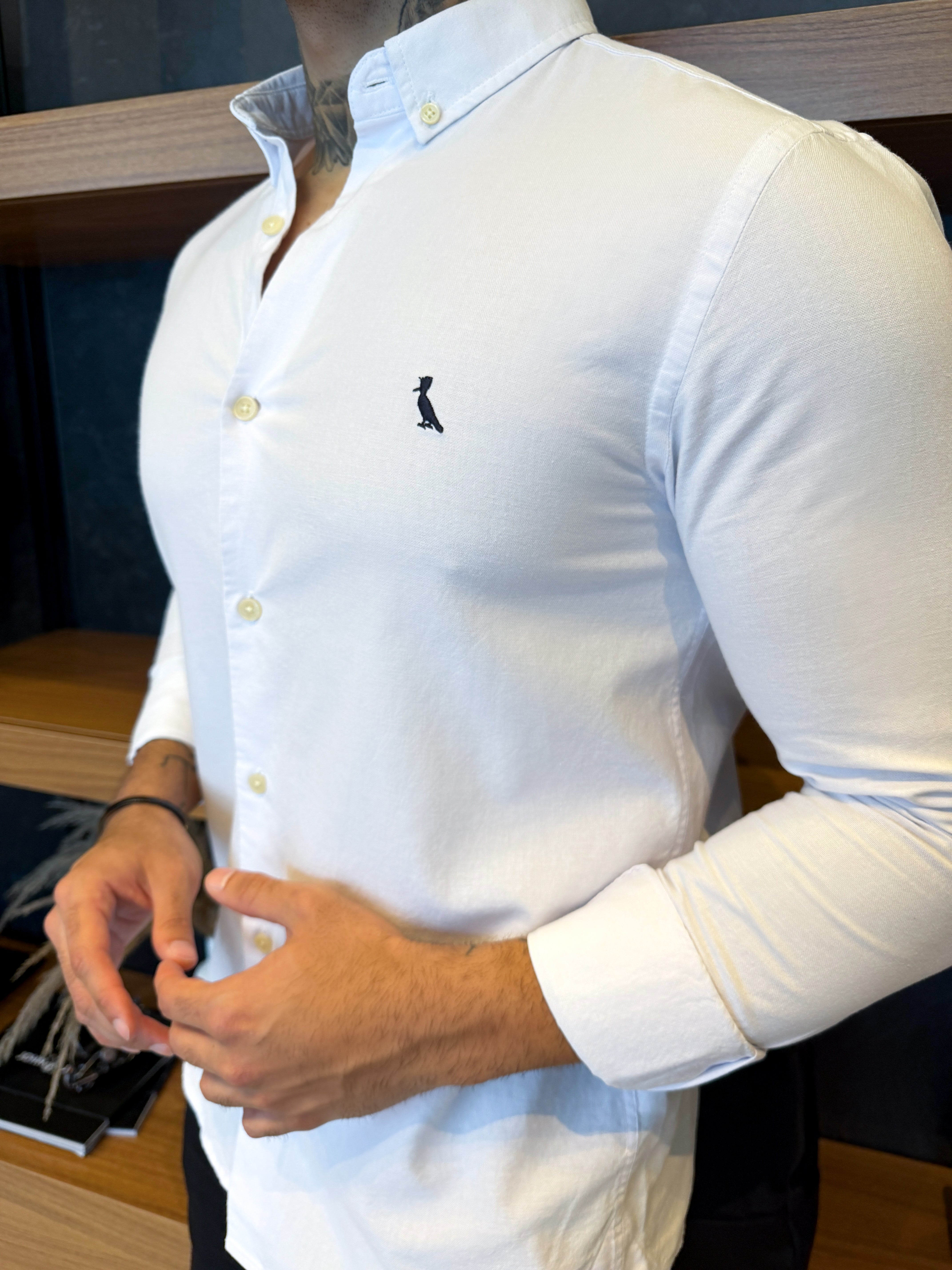 Camisa Reserva Oxford - Branca