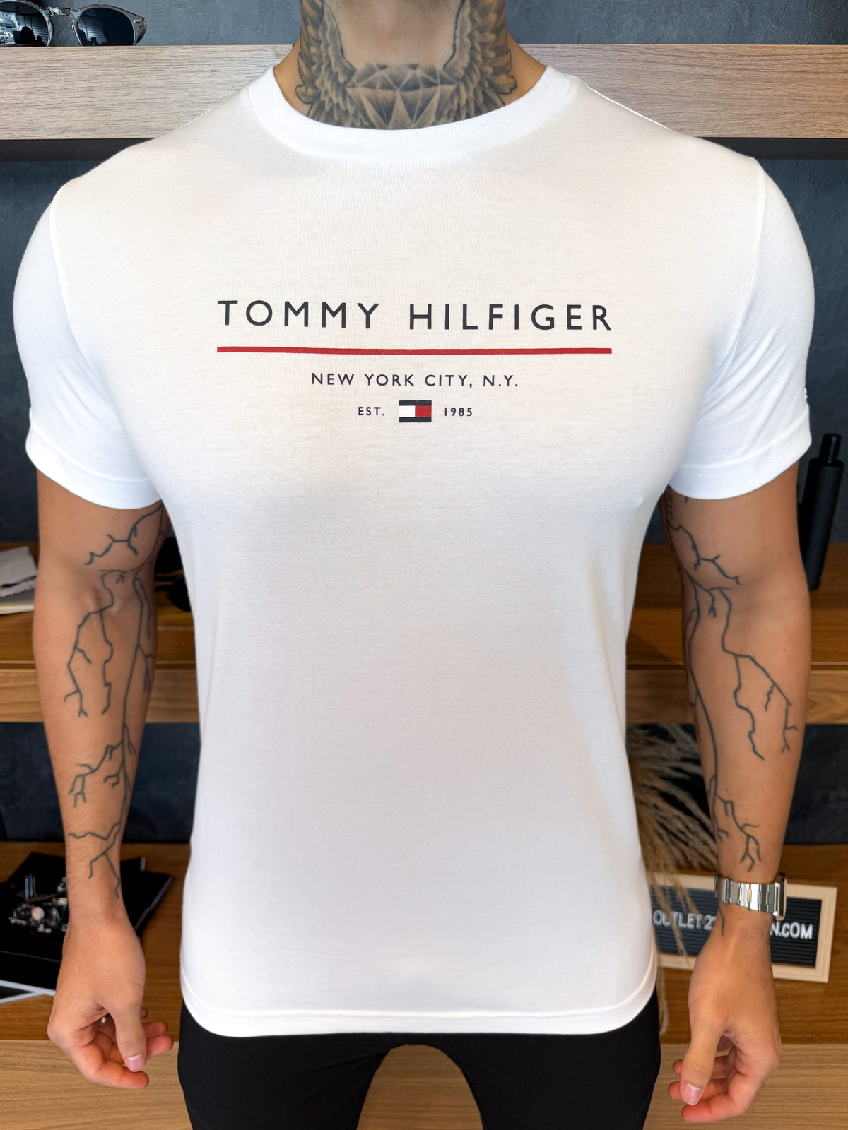Camiseta Tommy Hilfiger New York City - Branca