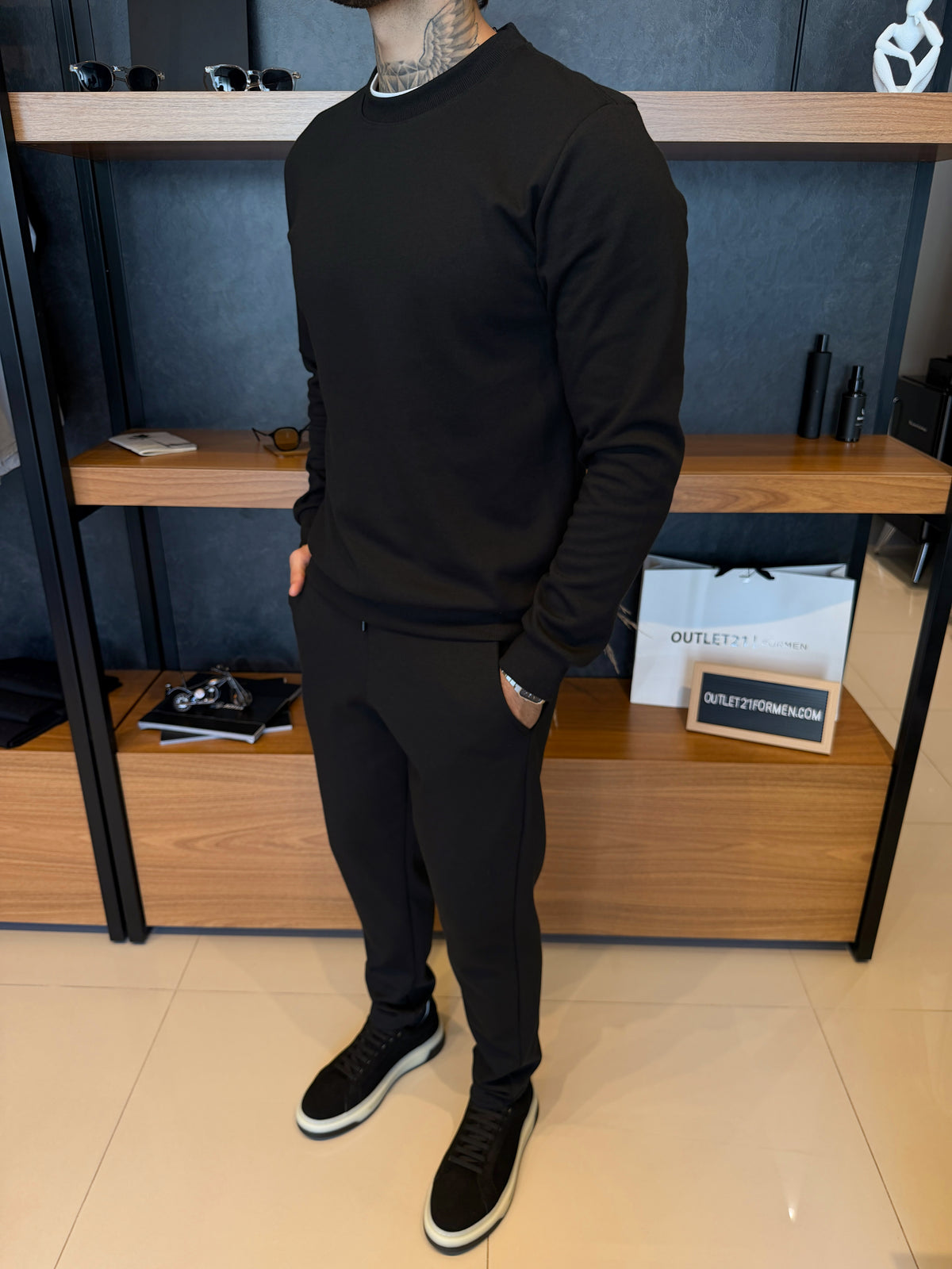 Suéter Brooklyn Cotton Comfort  - Preto