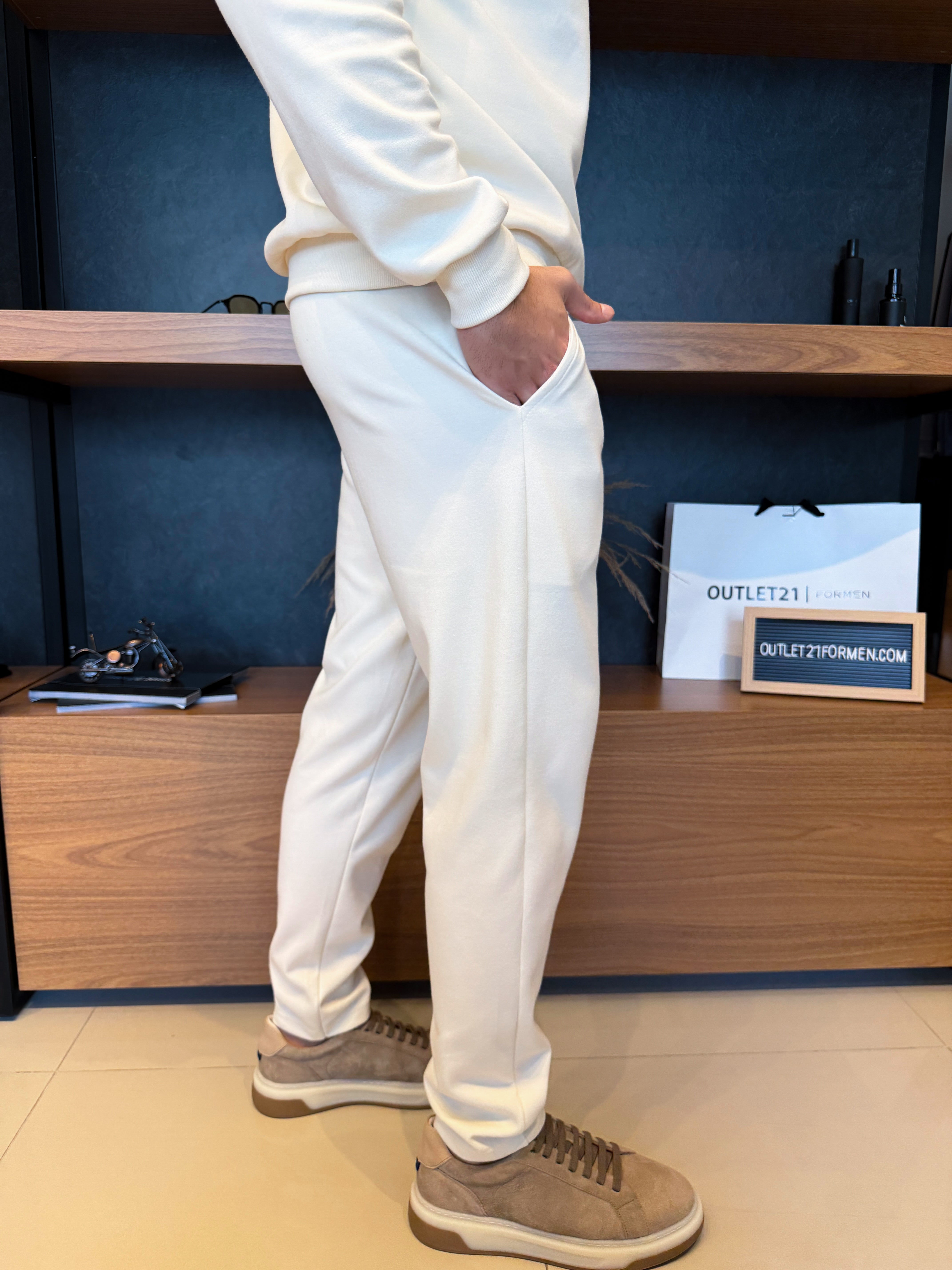 Calça Brooklyn Cotton Comfort - Off White