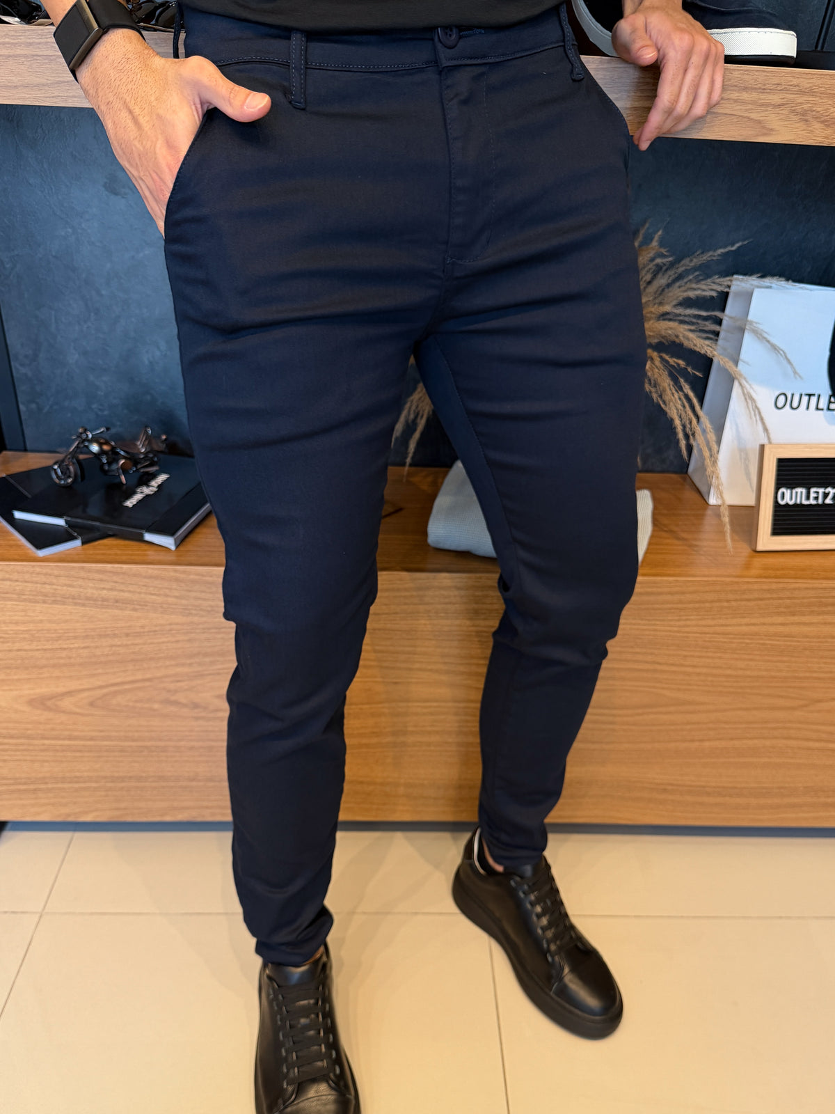 Calça Alfaiataria Milano - Marinho