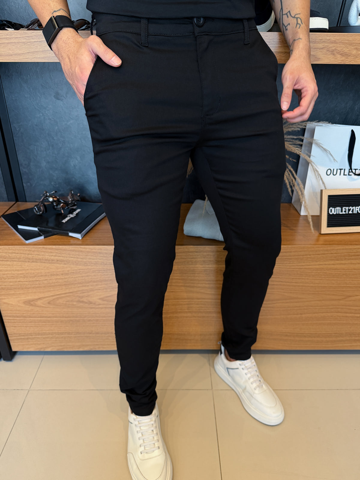 Calça Alfaiataria Milano - Preta