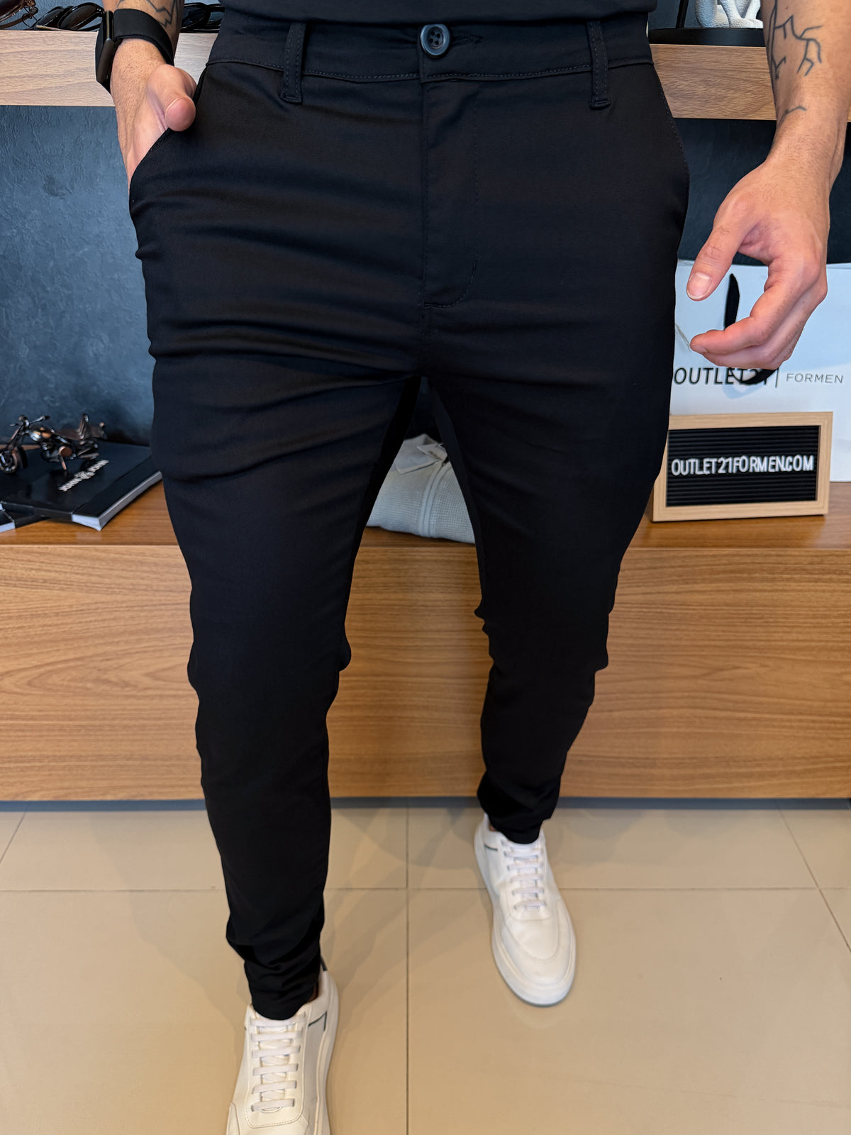 Calça Alfaiataria Milano - Preta