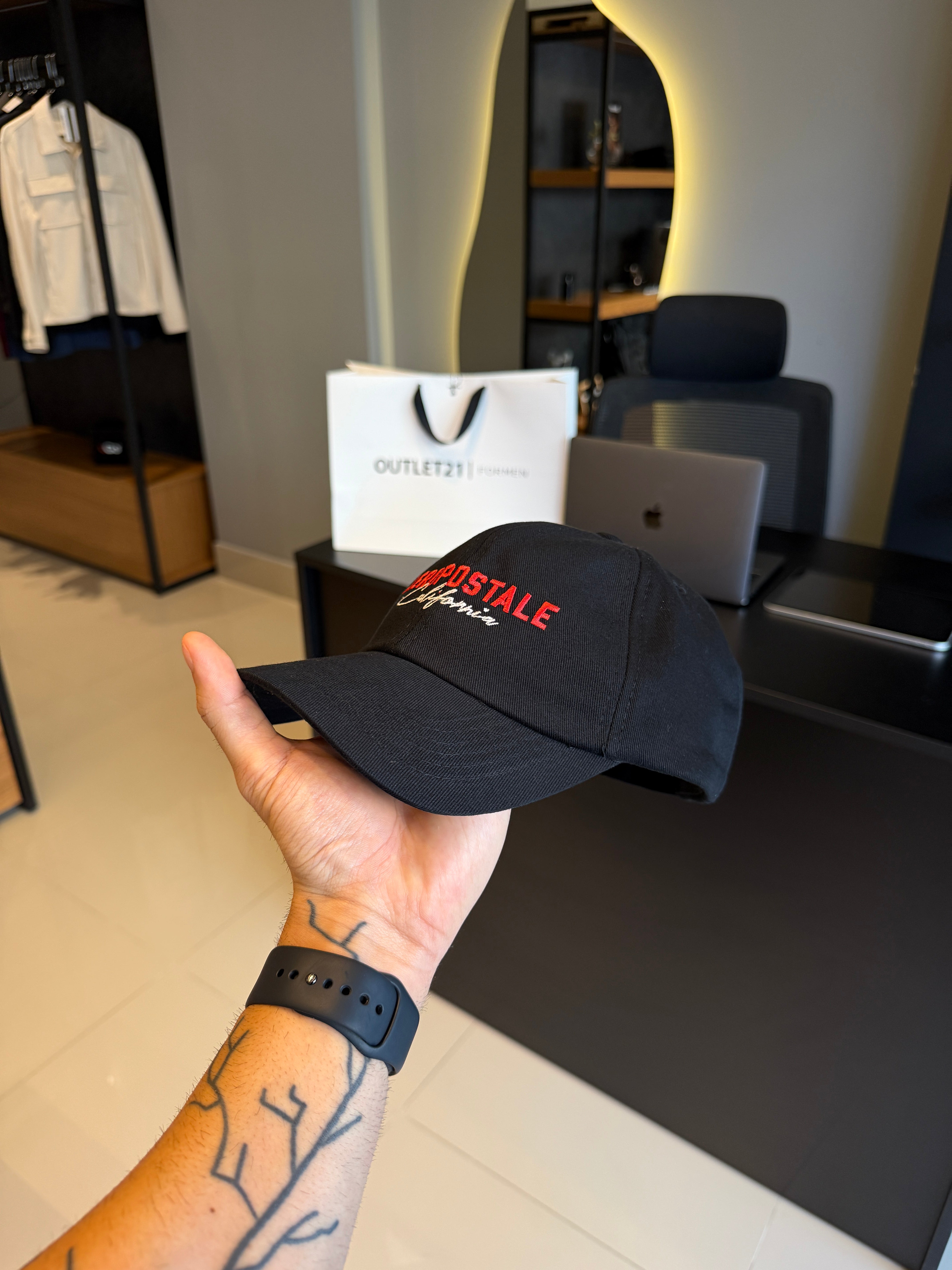 Boné Aeropostale California - Preto