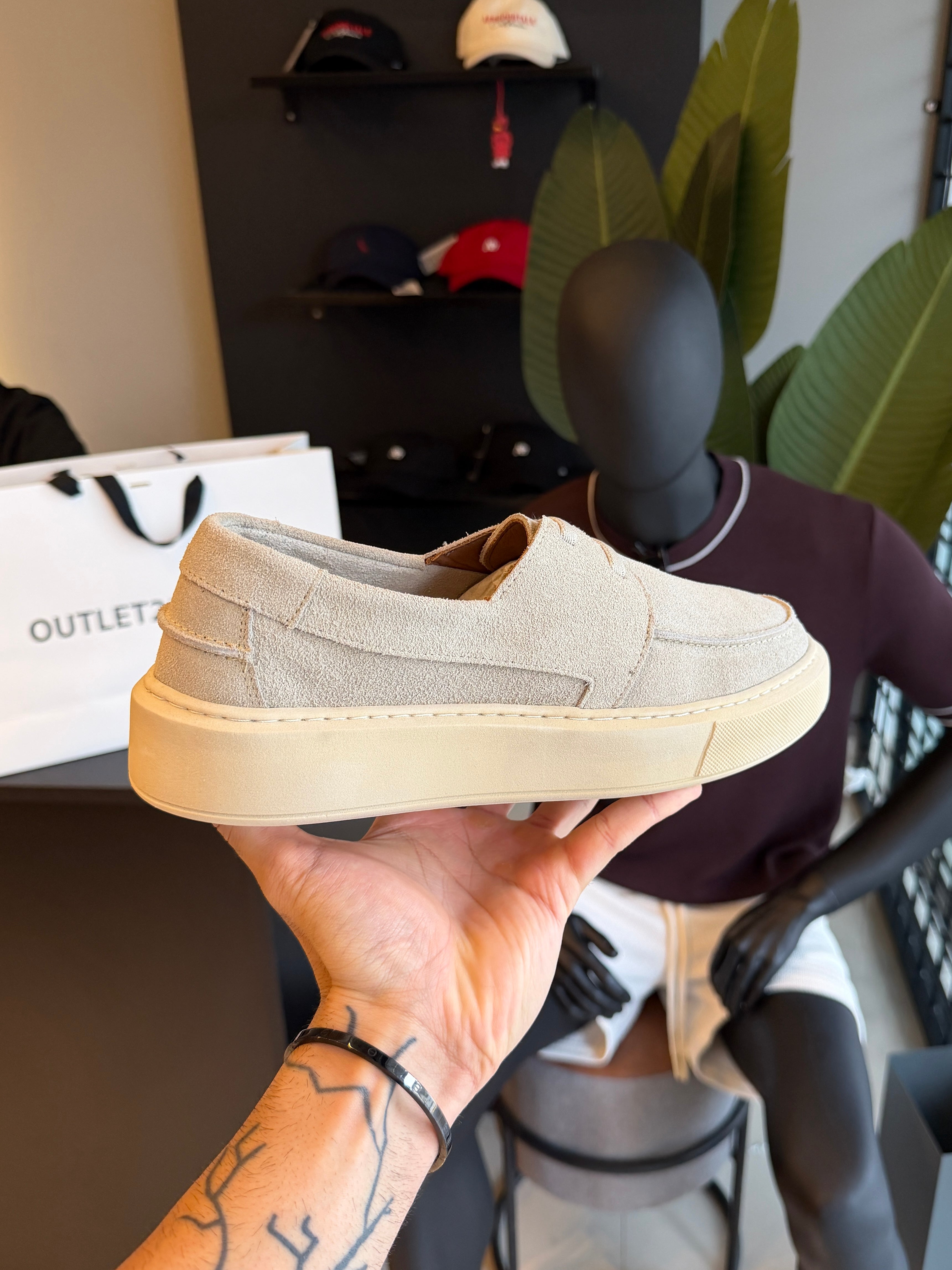 Tênis Loafer - Cinza