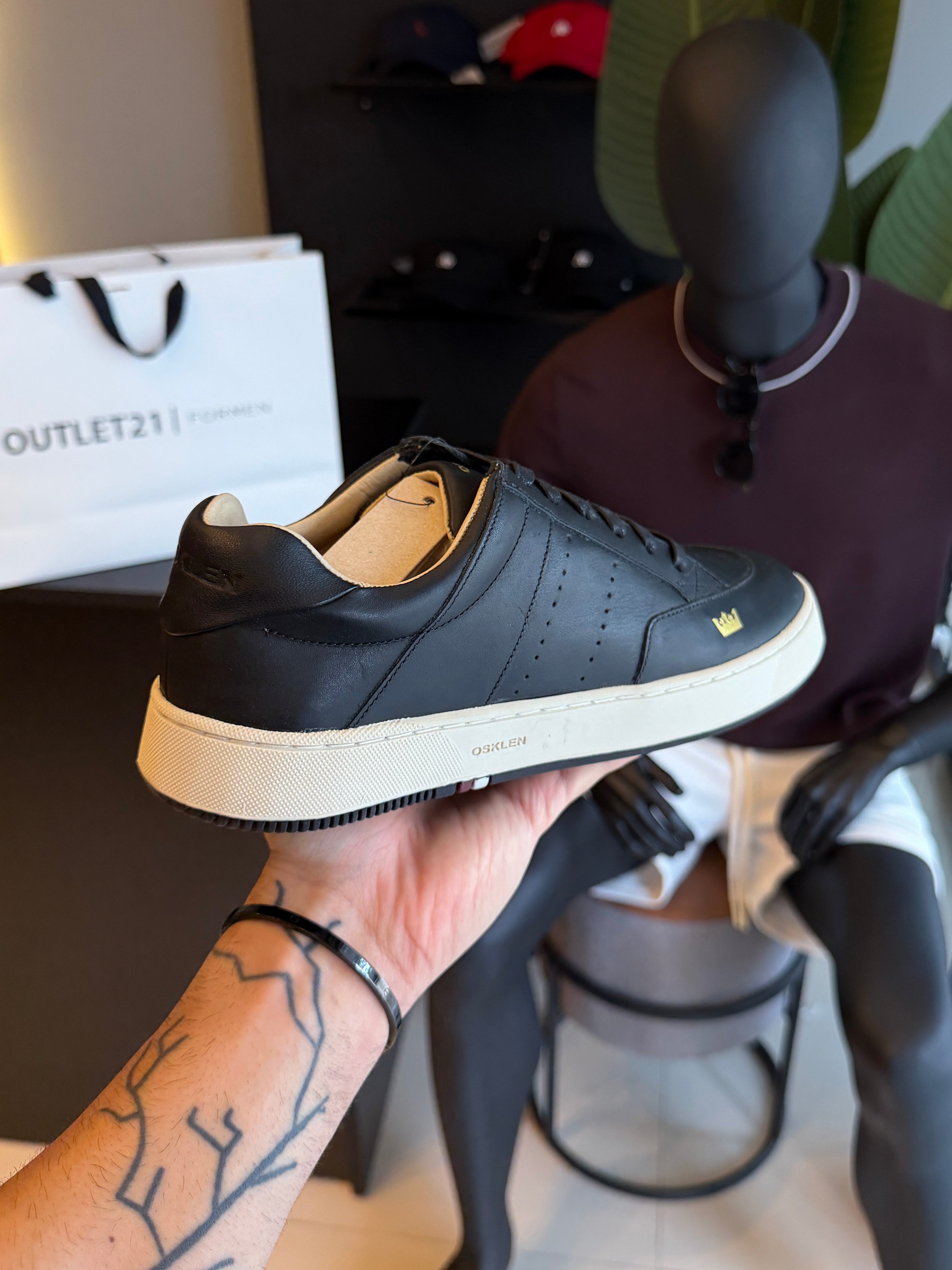 Tênis Osklen Soho Couro Preto