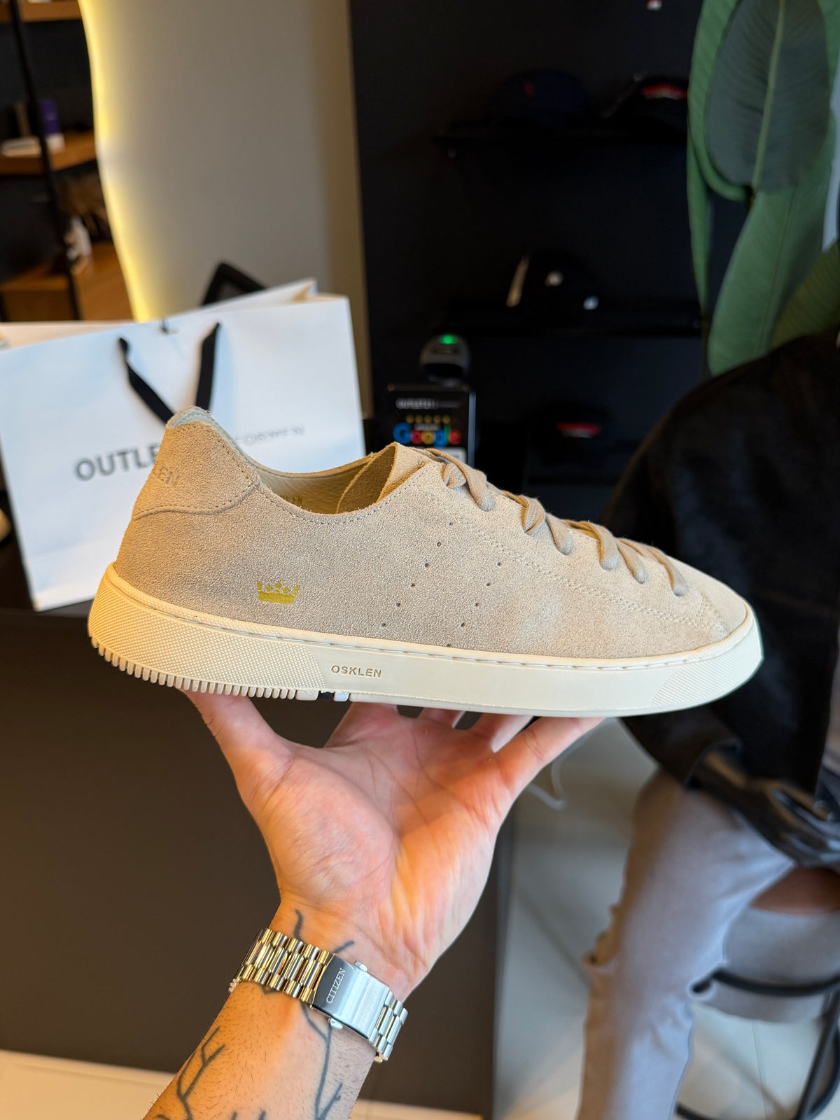 Tênis Osklen Soho Soft Cinza Camurca