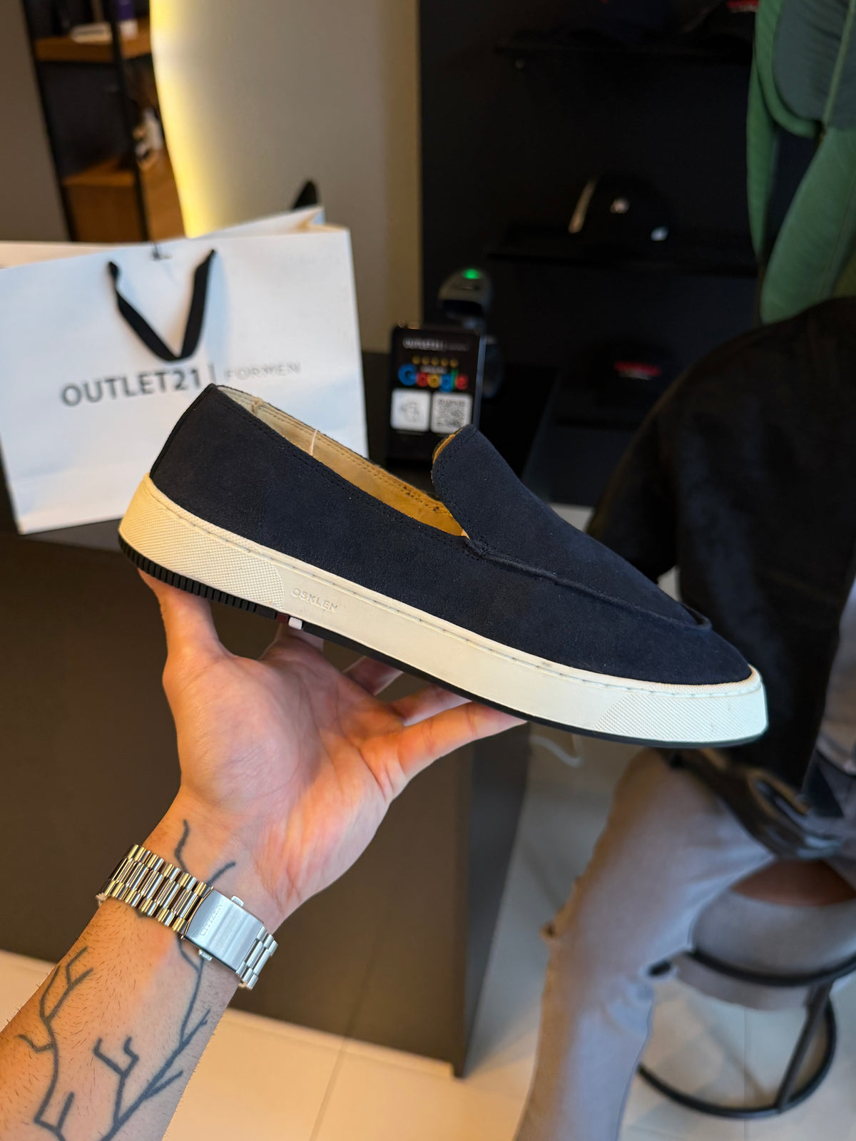 Tênis Osklen Soho Soft Moc Marinho