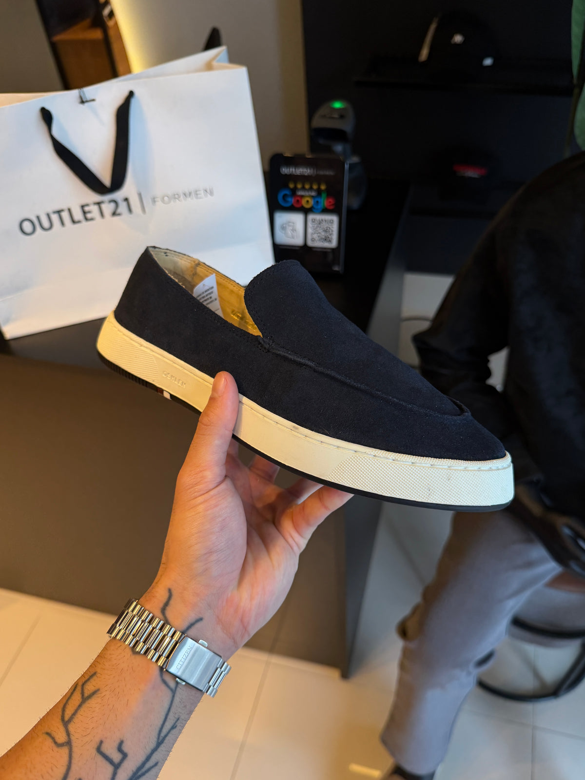 Tênis Osklen Soho Soft Moc Marinho