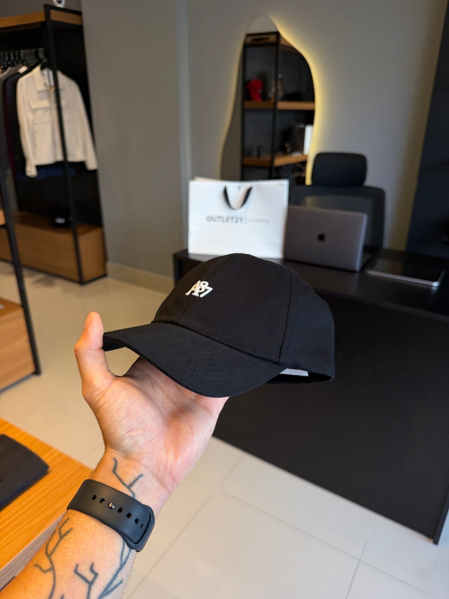 Boné Aeropostale A87 - Preto