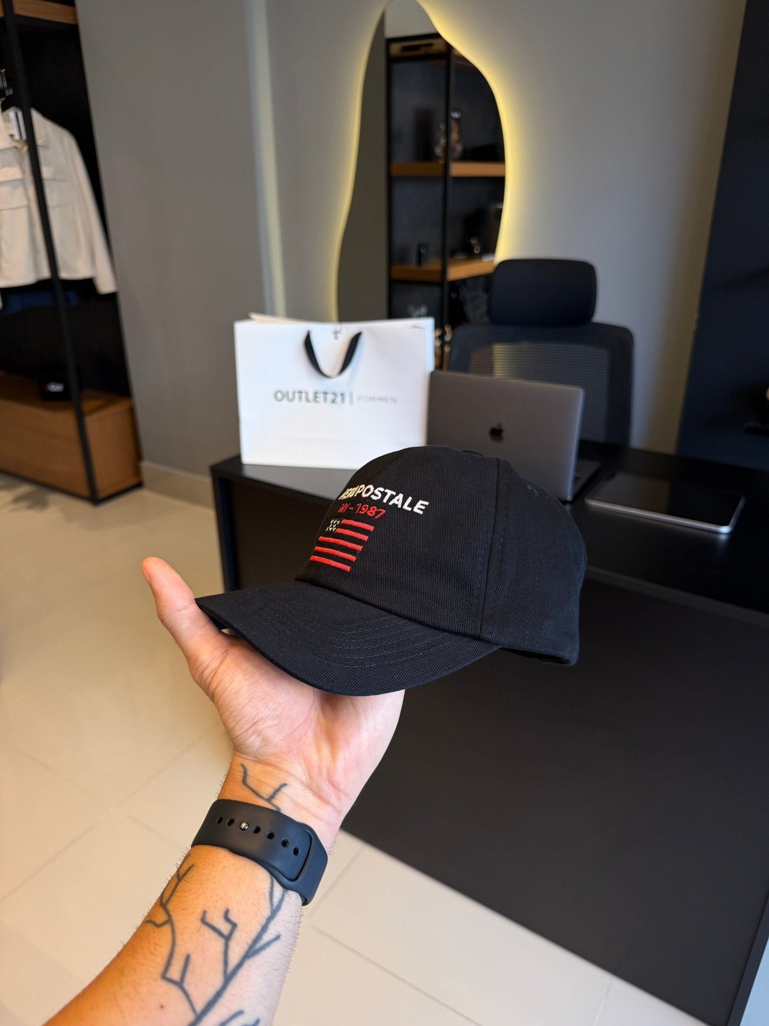 Boné Aeropostale NY 1987 - Preto