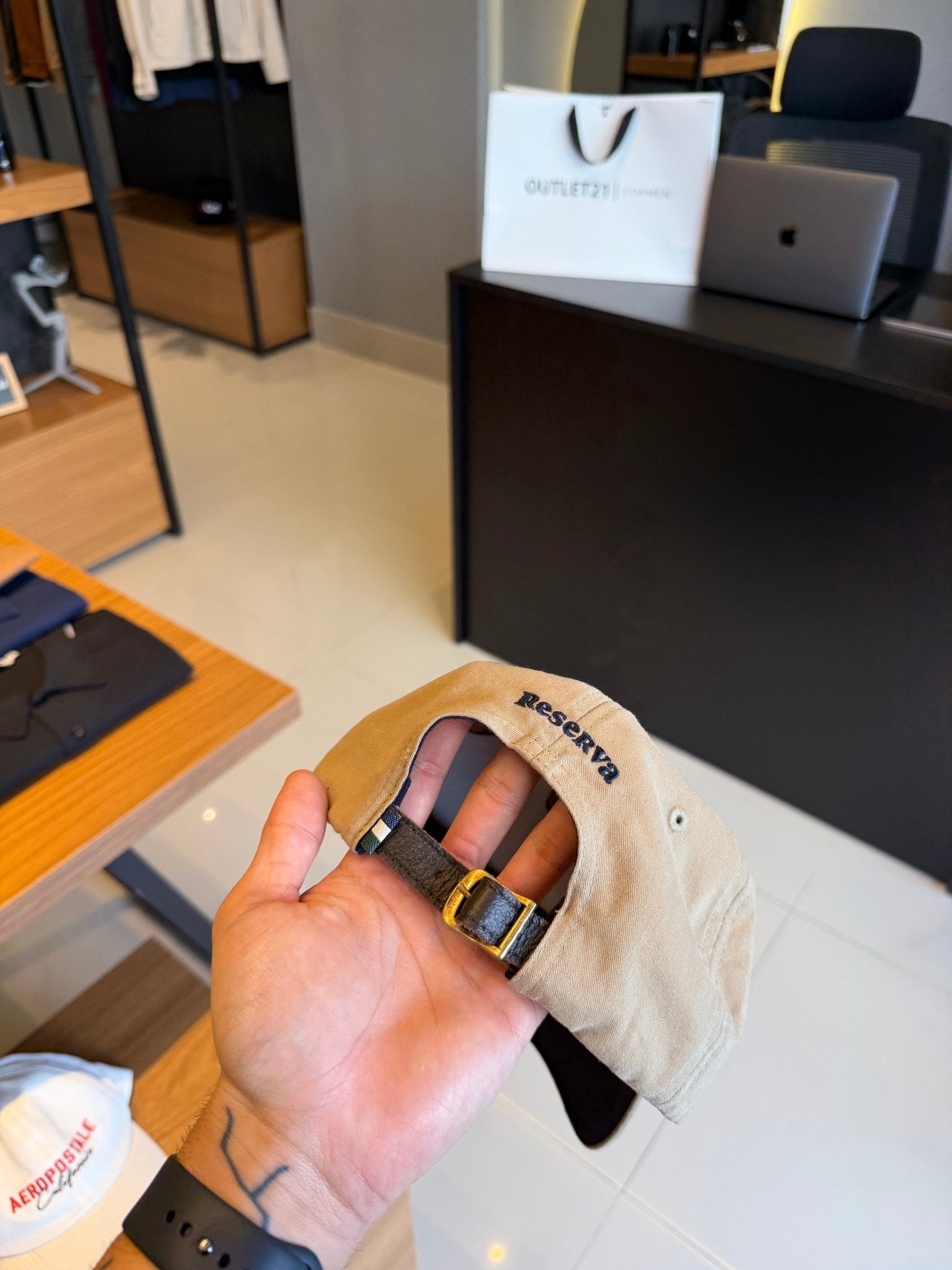 Boné Sarja Reserva - khaki