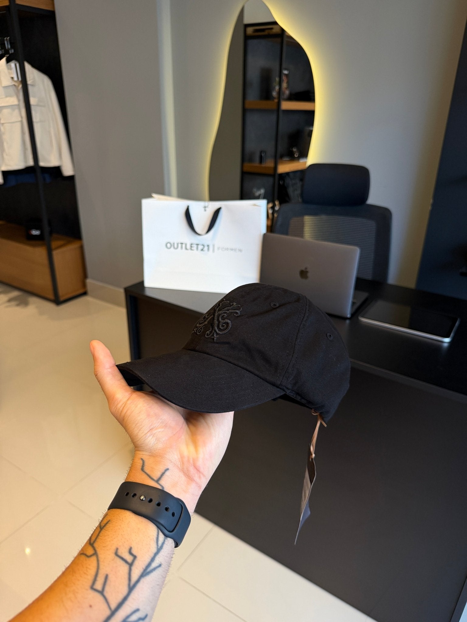 Boné Theo Navy John John - Preto