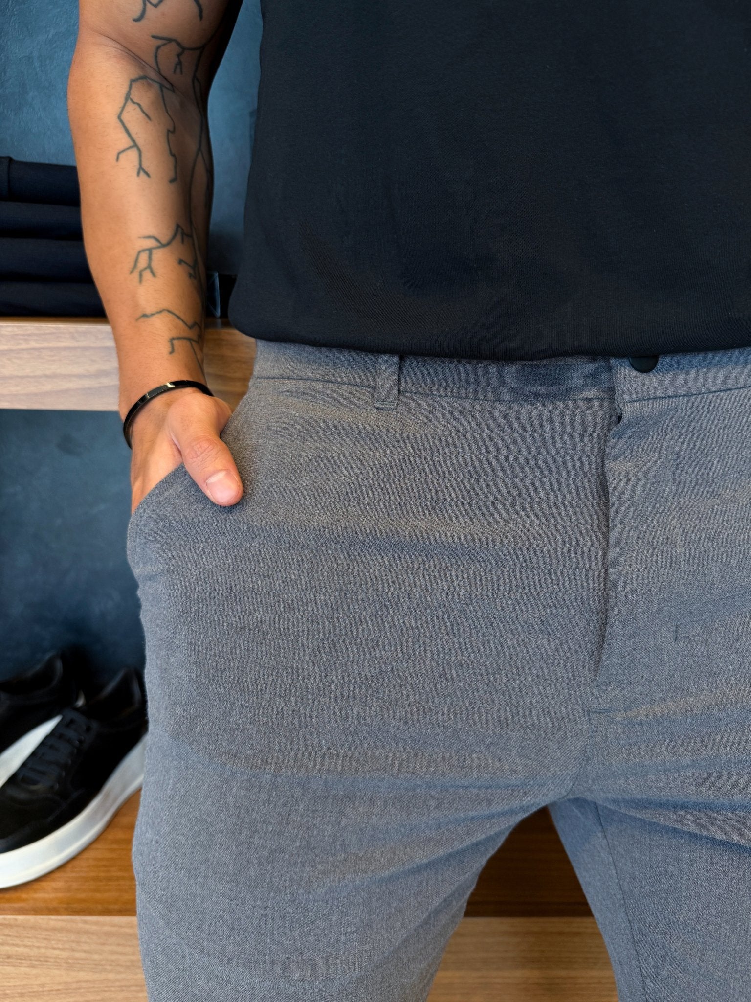 Calça Alfaiataria Berlim - Cinza