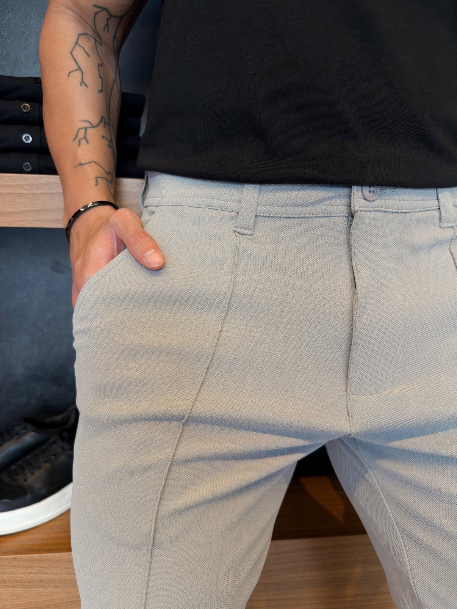 Calça Alfaiataria Siena - Cinza