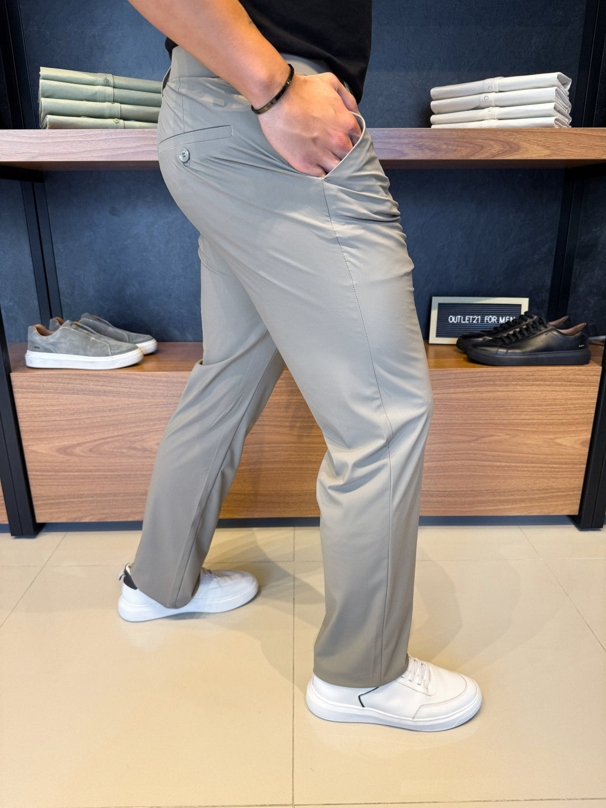 Calça Alfaitaria Tech - Khaki