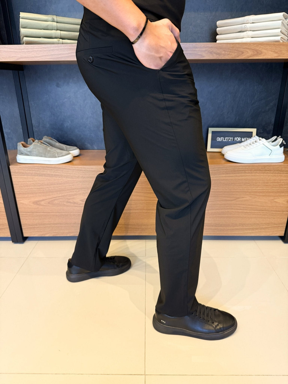 Calça Alfaitaria Tech - Preta
